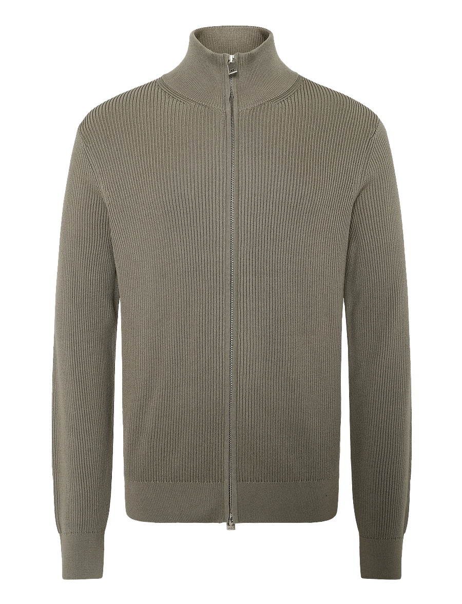 J. Lindeberg - Alexis Full Zip Cardigan - full zip jumpers - brindle - 1