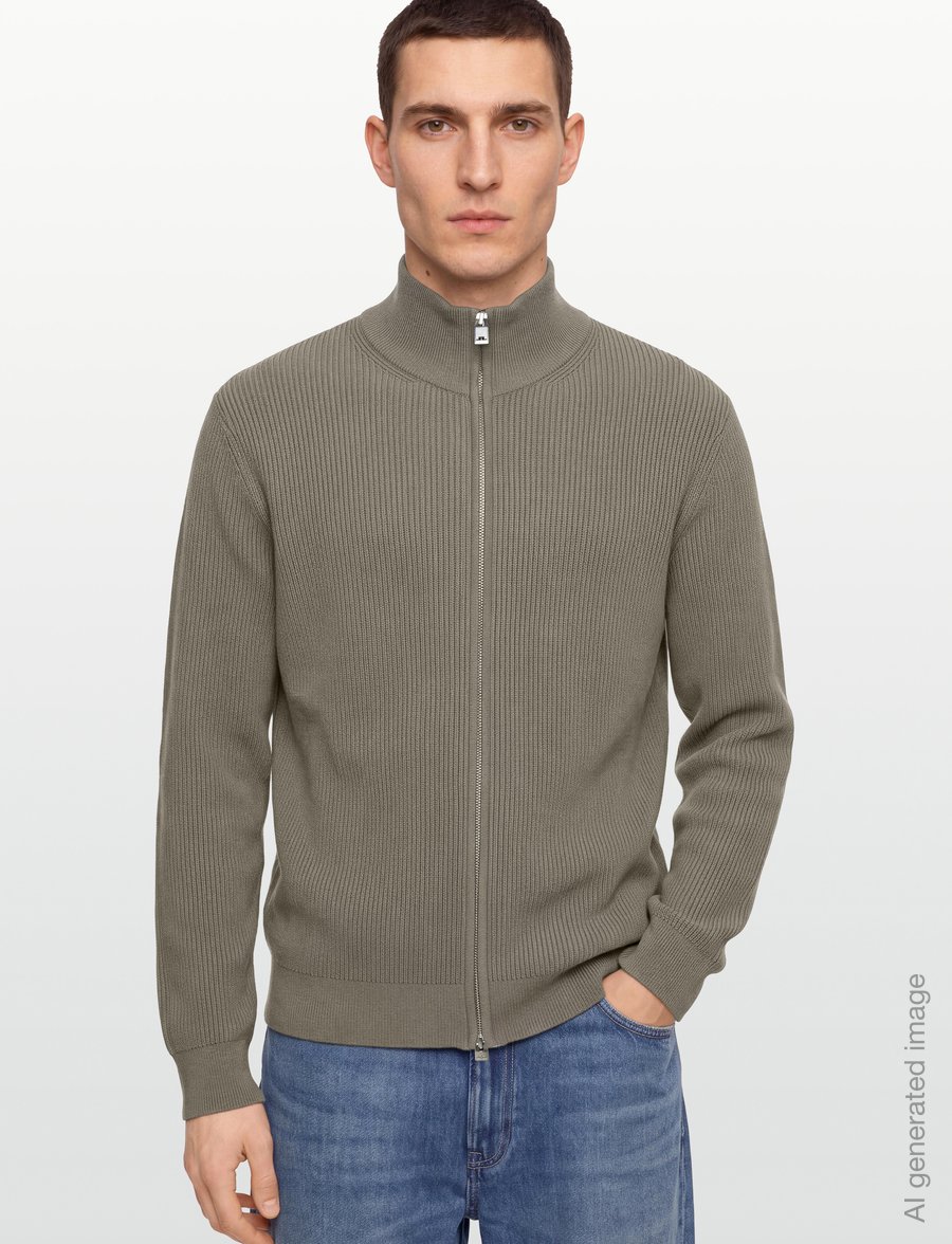 J. Lindeberg - Alexis Full Zip Cardigan - full zip jumpers - brindle - 3