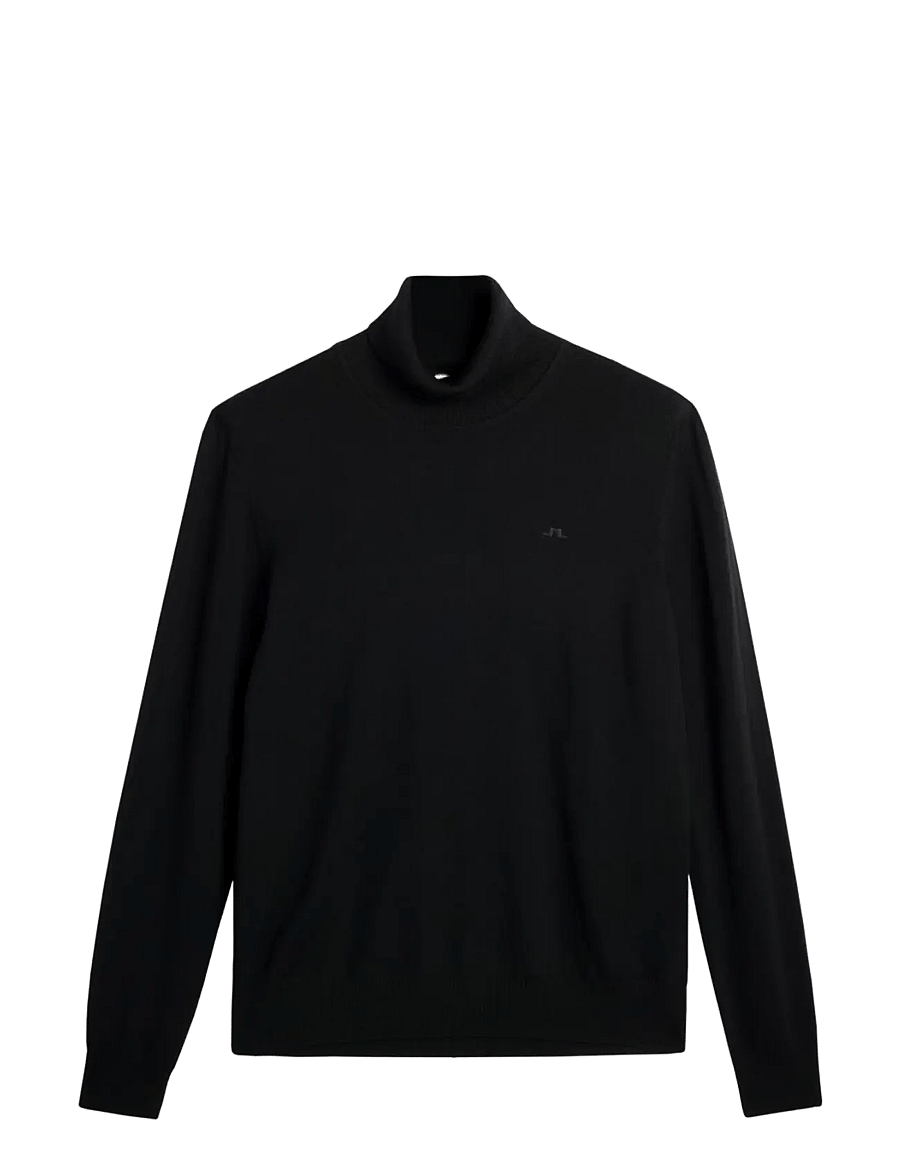 J. Lindeberg - Kaden Merino Turtle Neck - polokrage - black - 1
