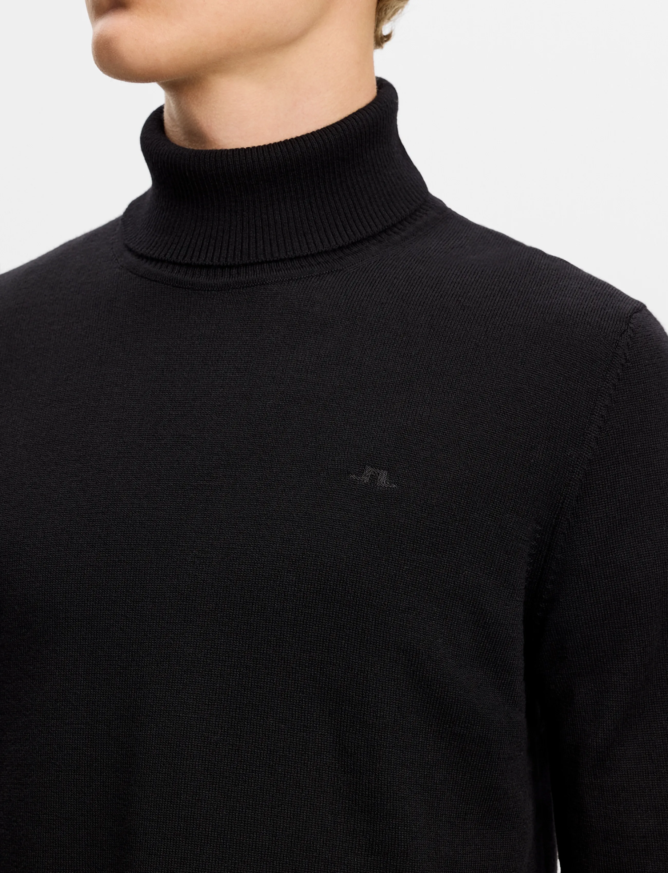 J. Lindeberg - Kaden Merino Turtle Neck - polokrage - black - 4