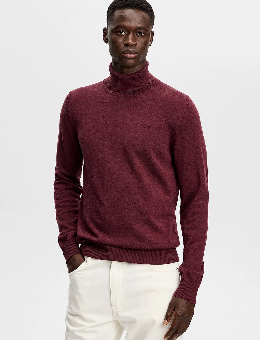 J. Lindeberg - Kaden Merino Turtle Neck - rullekraver - winetasting - 0