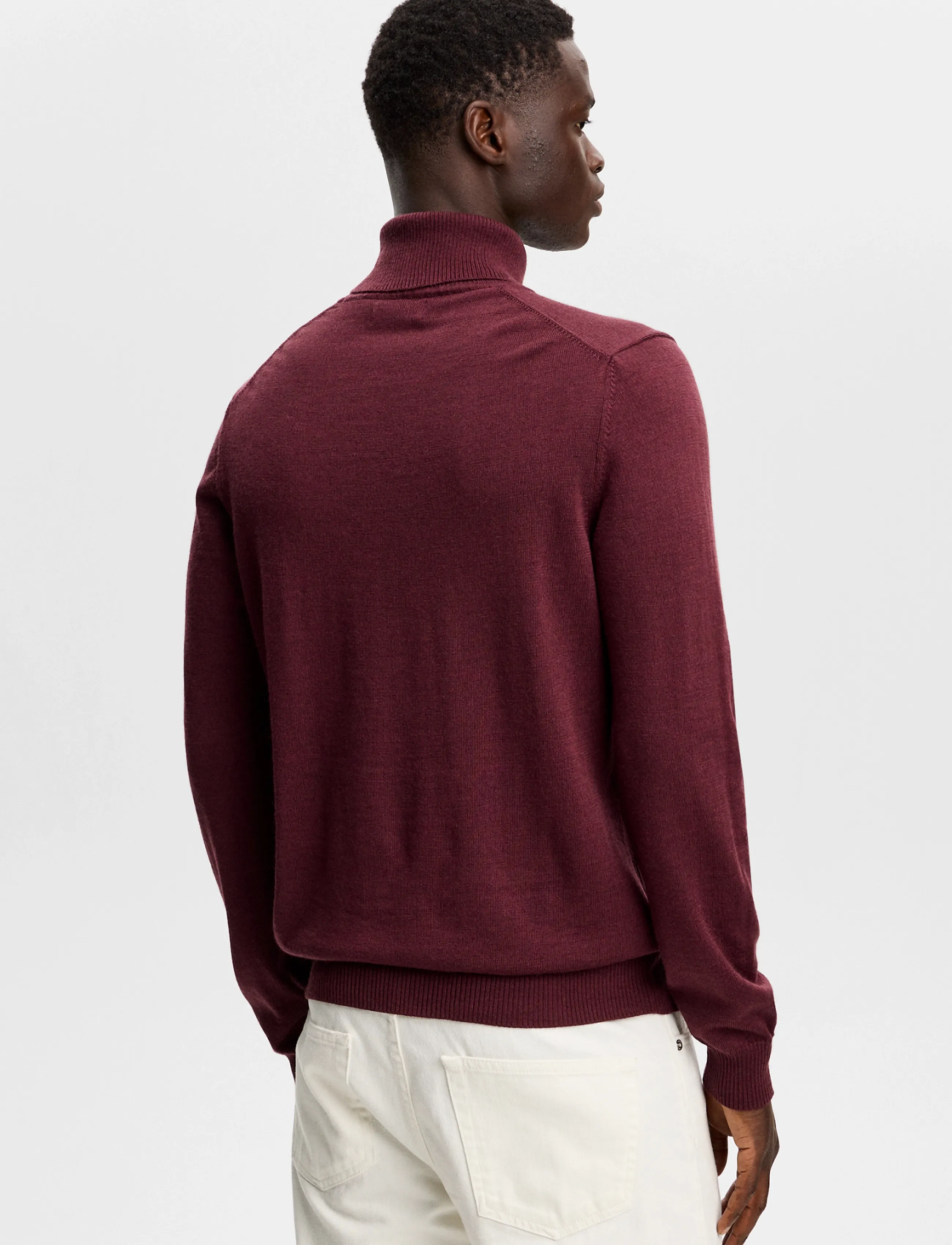 J. Lindeberg - Kaden Merino Turtle Neck - rullekraver - winetasting - 3