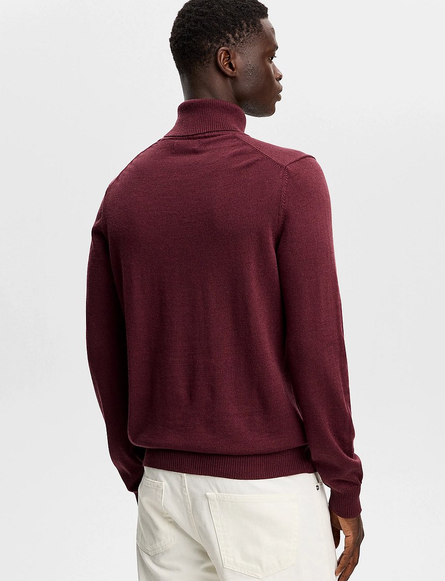 J. Lindeberg - Kaden Merino Turtle Neck - rullekraver - winetasting - 3