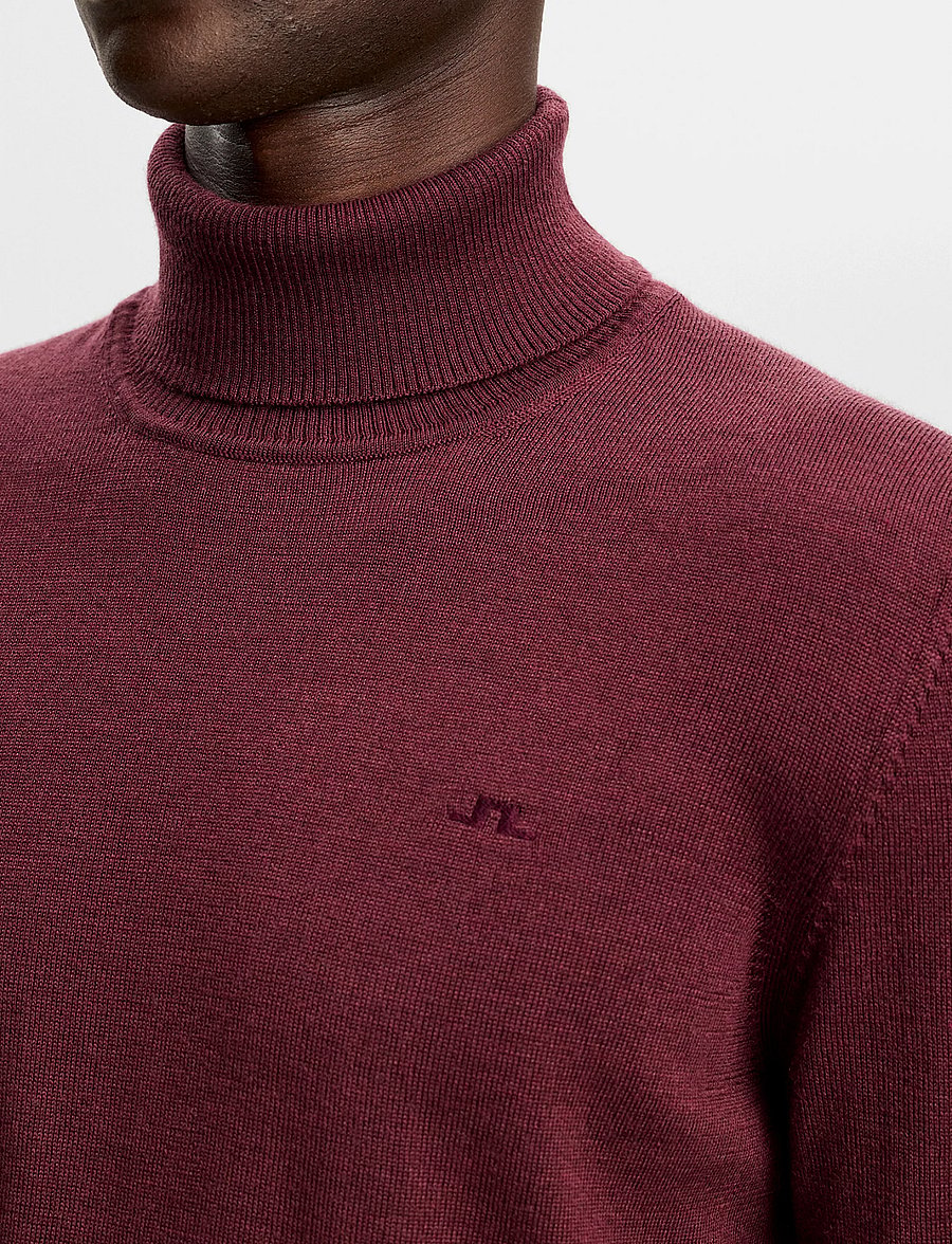 J. Lindeberg - Kaden Merino Turtle Neck - rullekraver - winetasting - 5