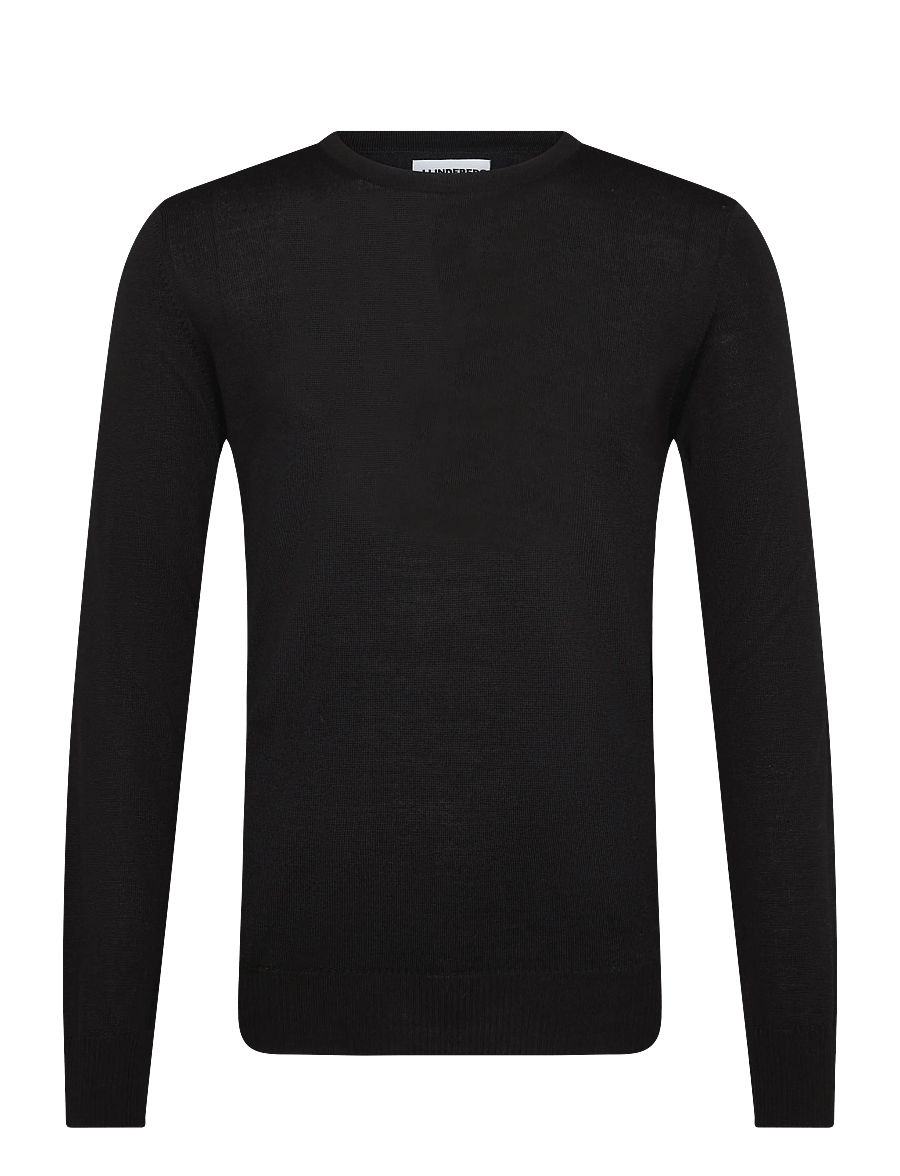J. Lindeberg - M Merino C-Neck Sweater - round necks - black - 0