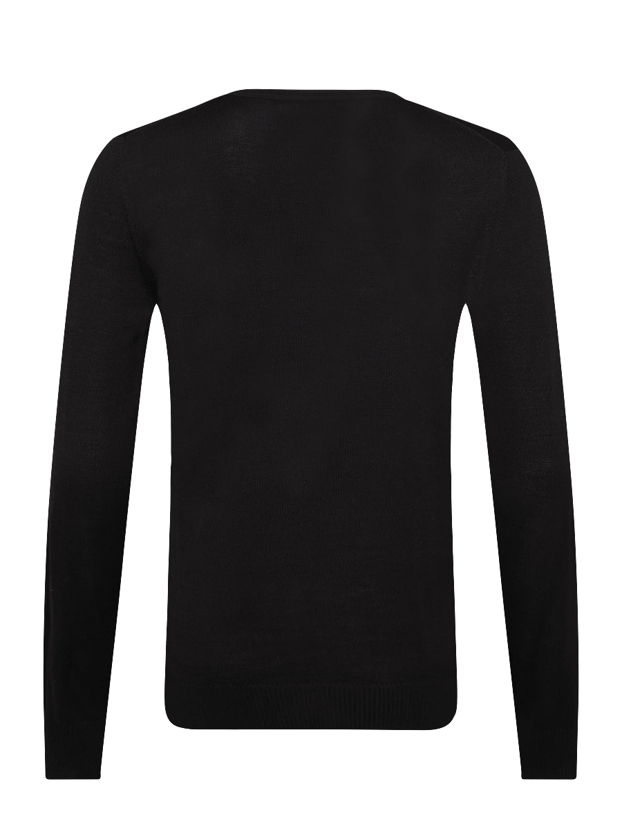J. Lindeberg - M Merino C-Neck Sweater - round necks - black - 1