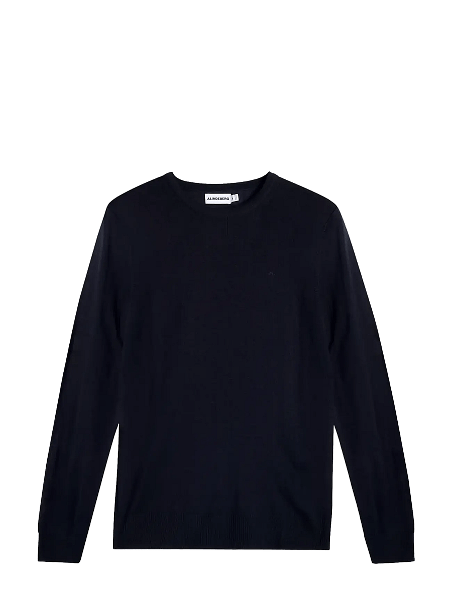 J. Lindeberg - M MERINO C-NECK SWEATER - jl navy - 0