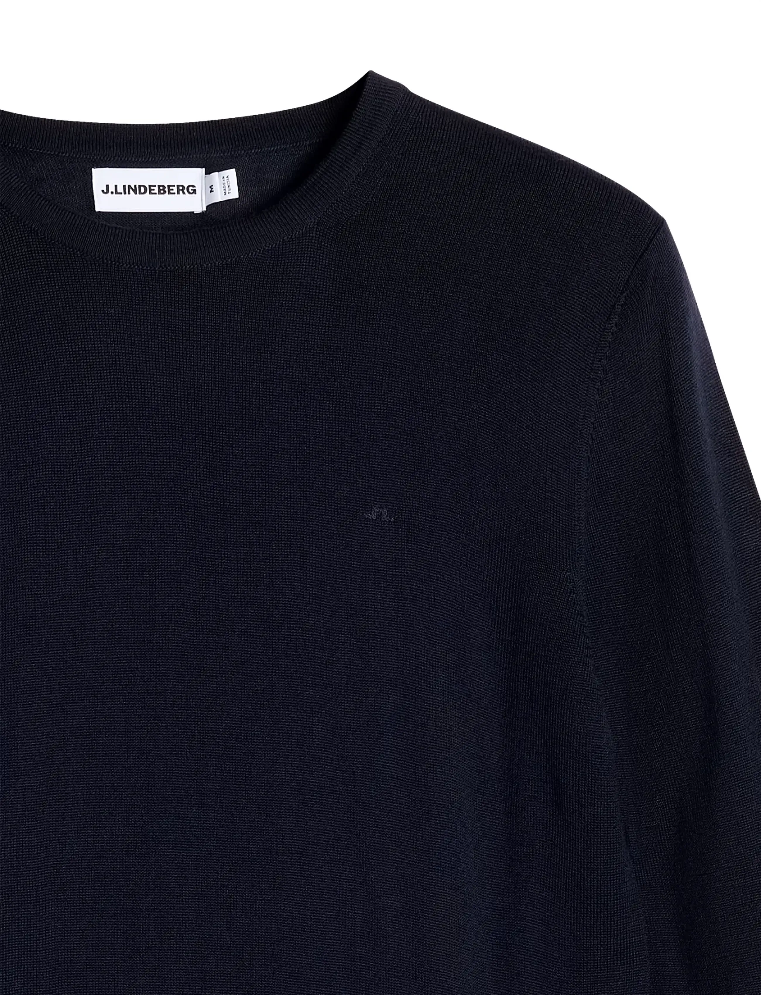 J. Lindeberg - M MERINO C-NECK SWEATER - jl navy - 1