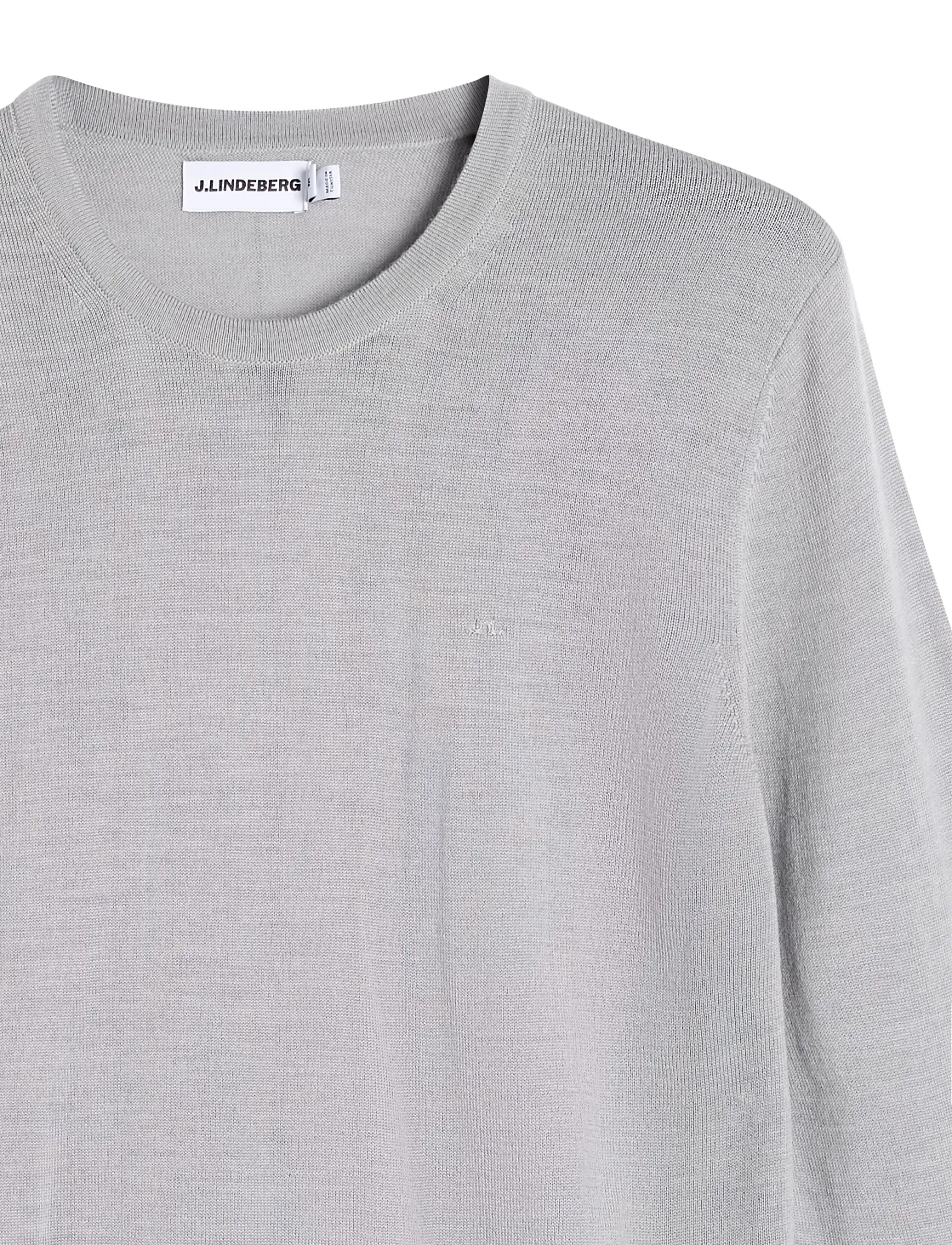 J. Lindeberg - M MERINO C-NECK SWEATER - rundhals - mid grey melange - 1