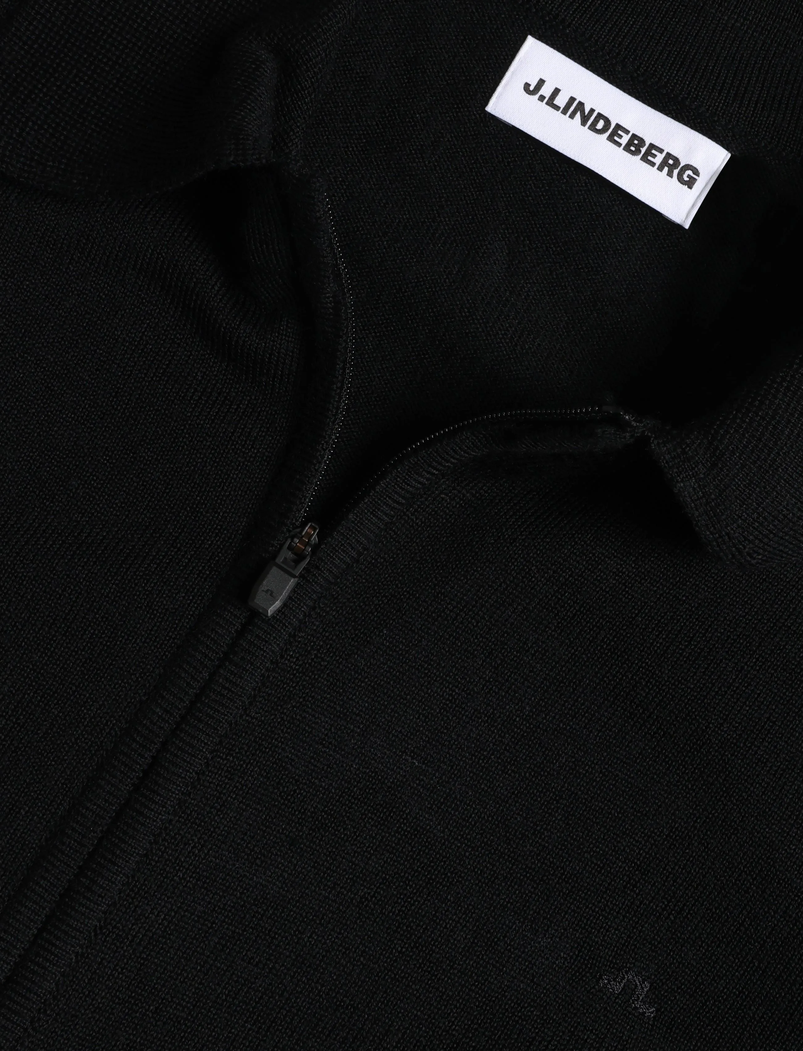J. Lindeberg - M MERINO FULL ZIP - full zip jumpers - black - 2