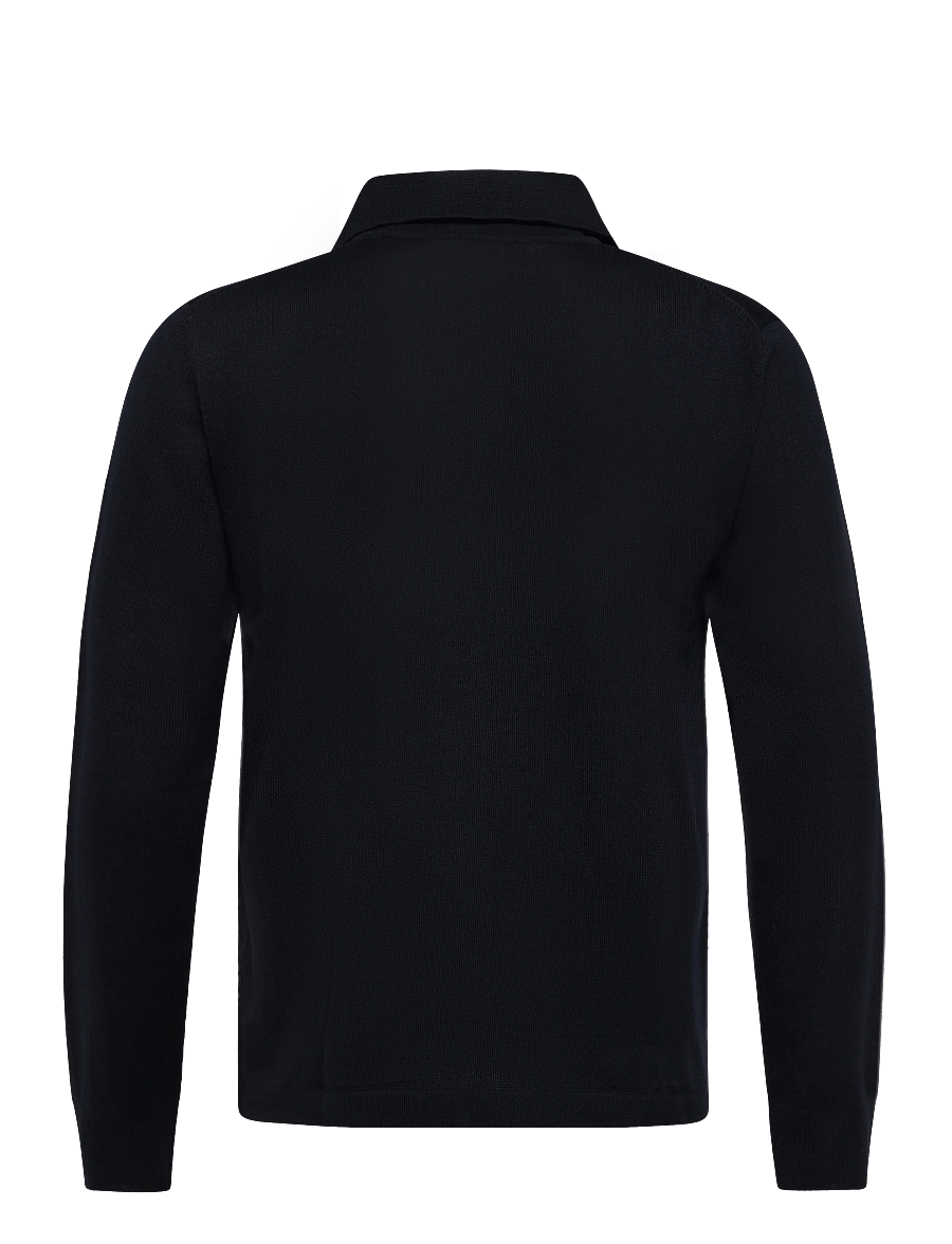 J. Lindeberg - M MERINO FULL ZIP - full zip jumpers - jl navy - 1