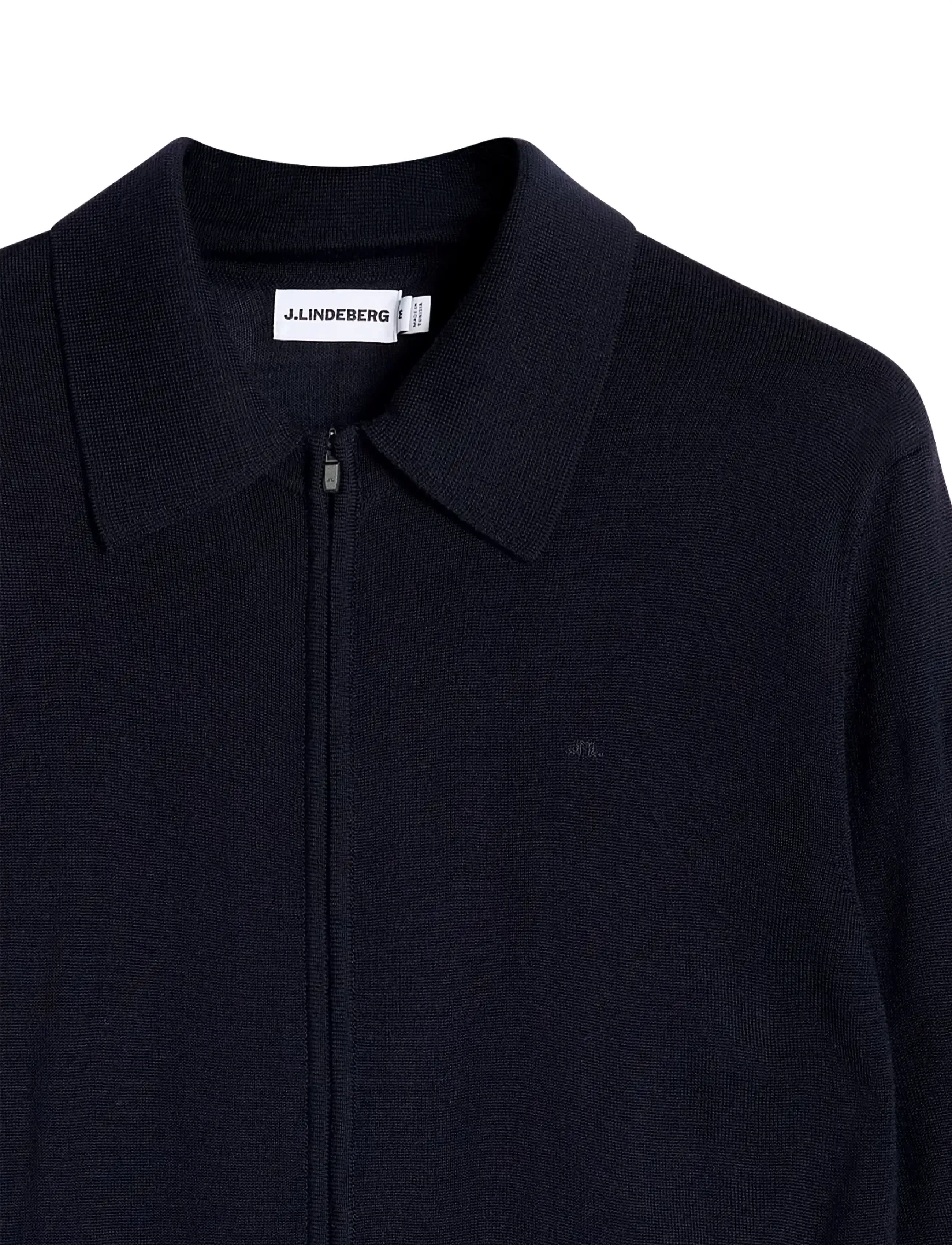 J. Lindeberg - M MERINO FULL ZIP - jl navy - 1
