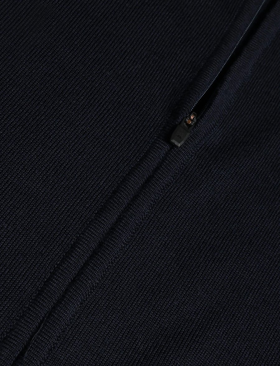 J. Lindeberg - M MERINO FULL ZIP - full zip jumpers - jl navy - 3