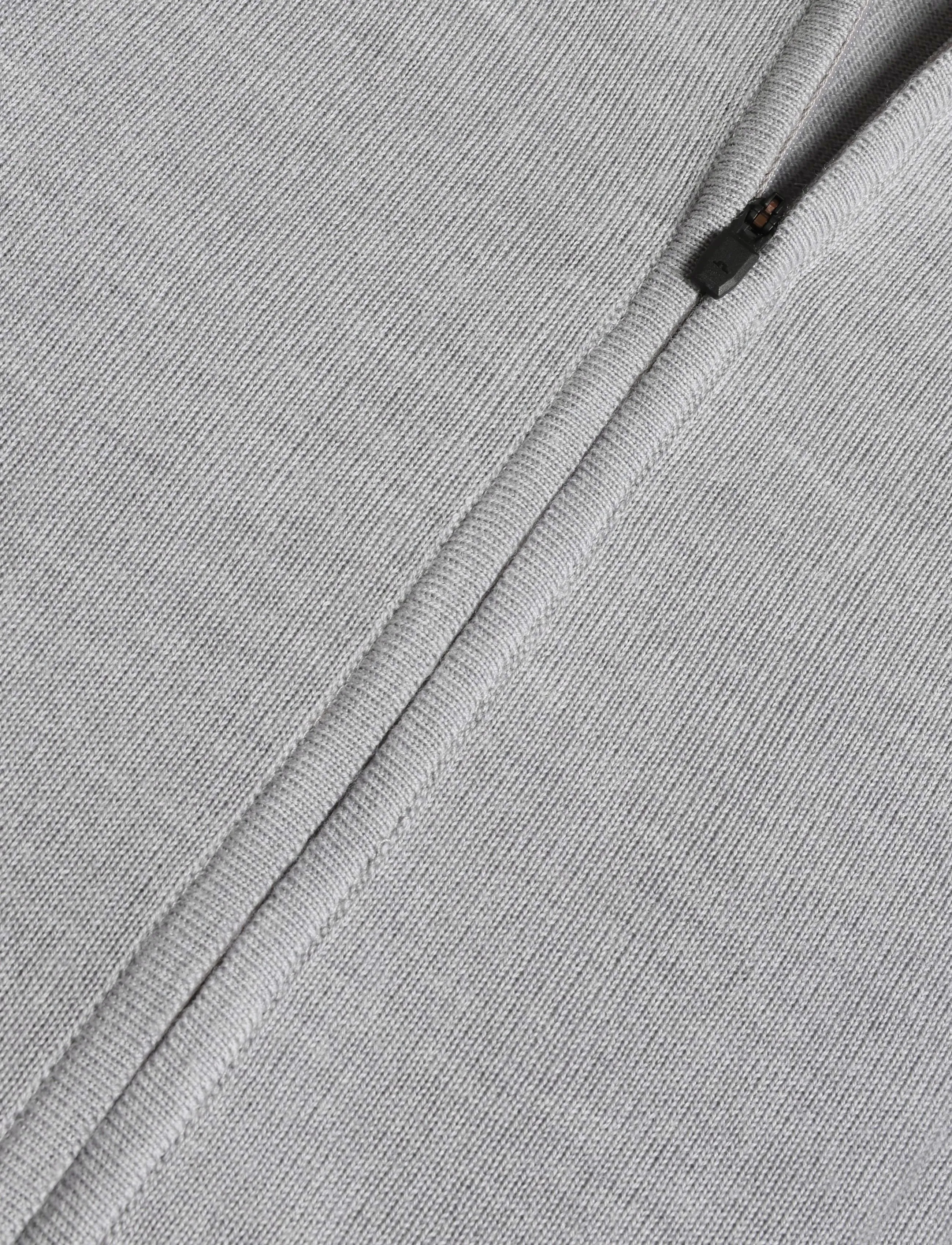 J. Lindeberg - M MERINO FULL ZIP - full zip jumpers - mid grey melange - 3