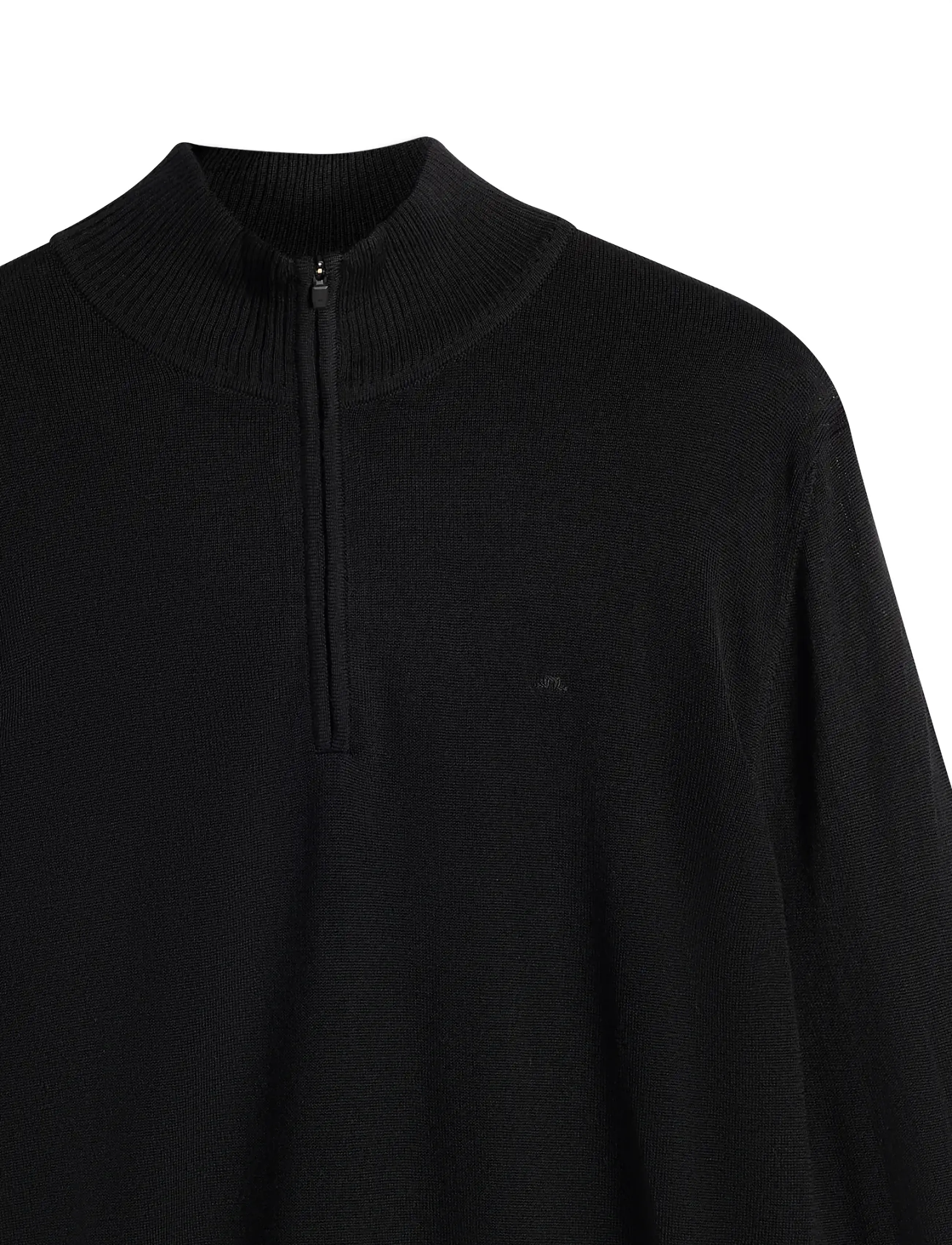 J. Lindeberg - M MERINO BLEND HALF ZIP - pullover mit halbem reißverschluss - black - 1