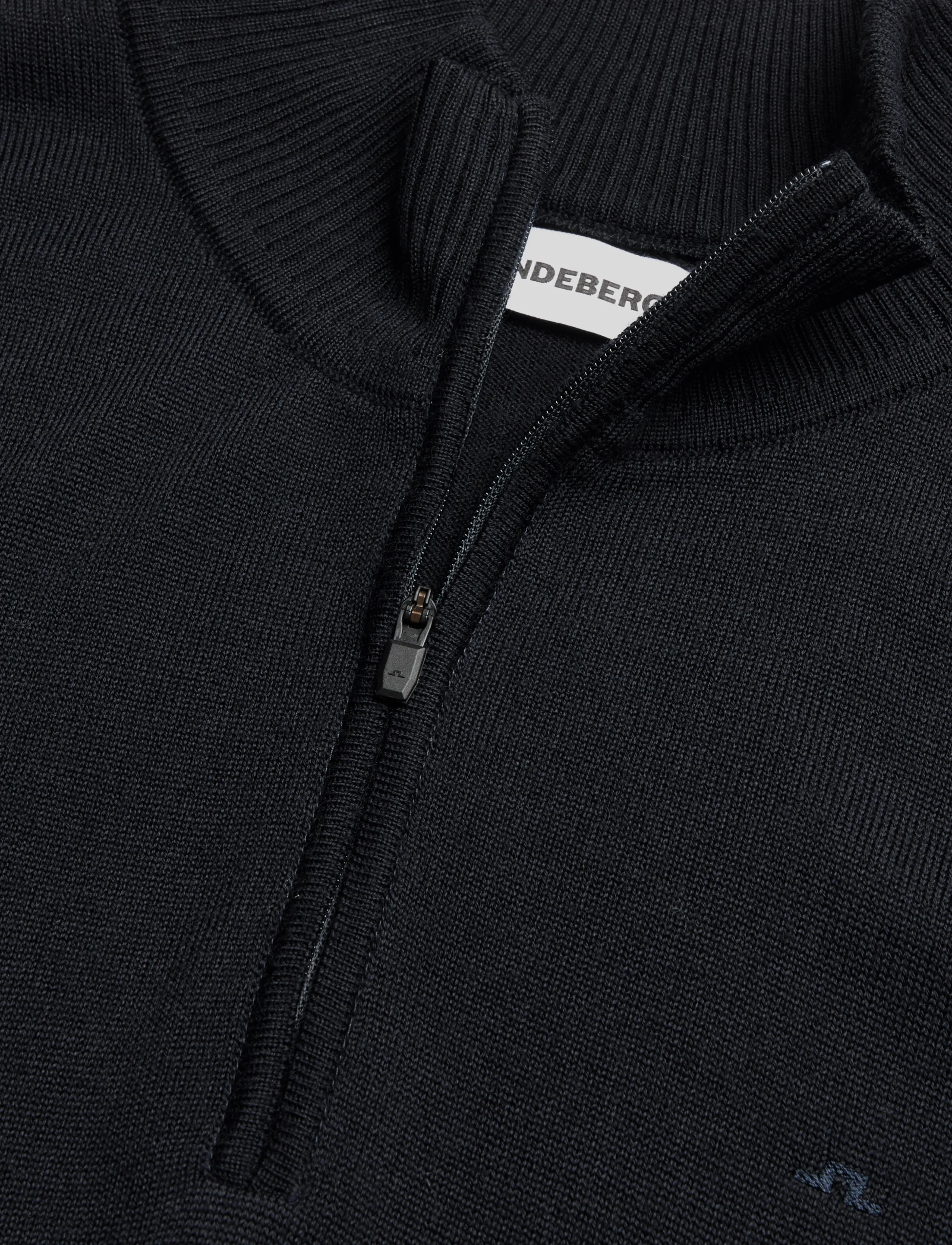 J. Lindeberg - M MERINO BLEND HALF ZIP - džemperi ar daļēju rāvējslēdzēju - jl navy - 2