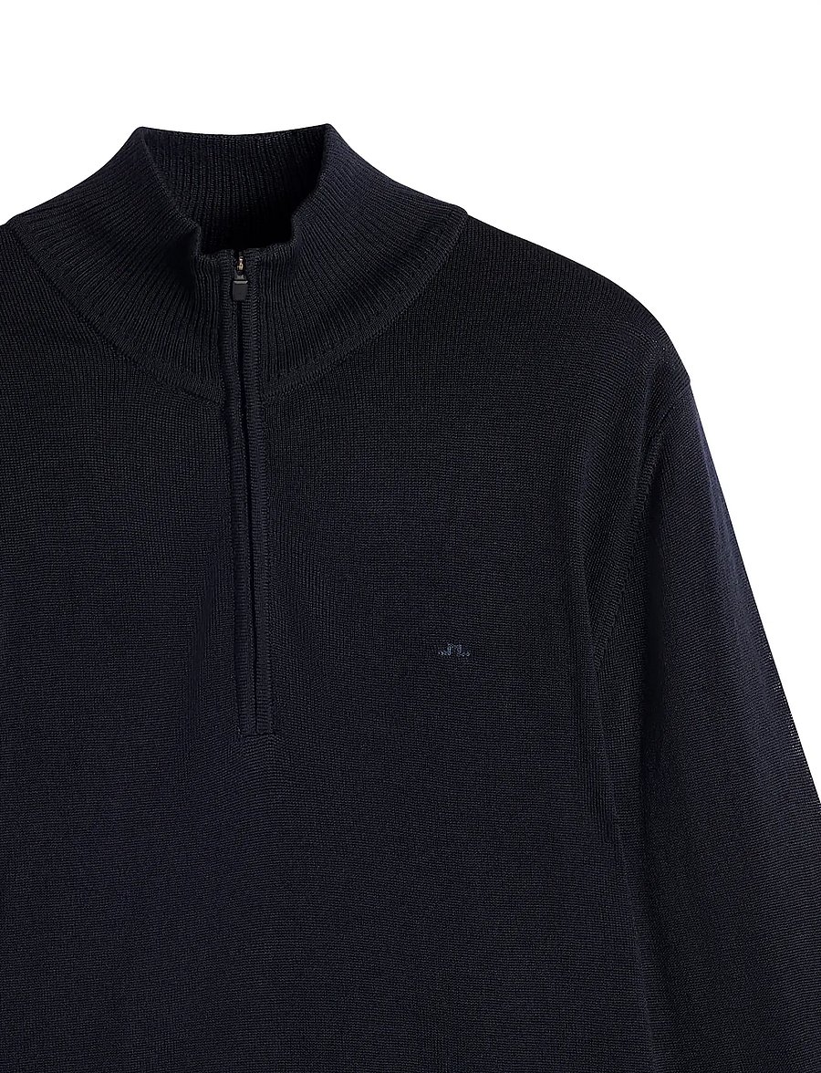J. Lindeberg - M MERINO BLEND HALF ZIP - jl navy - 1