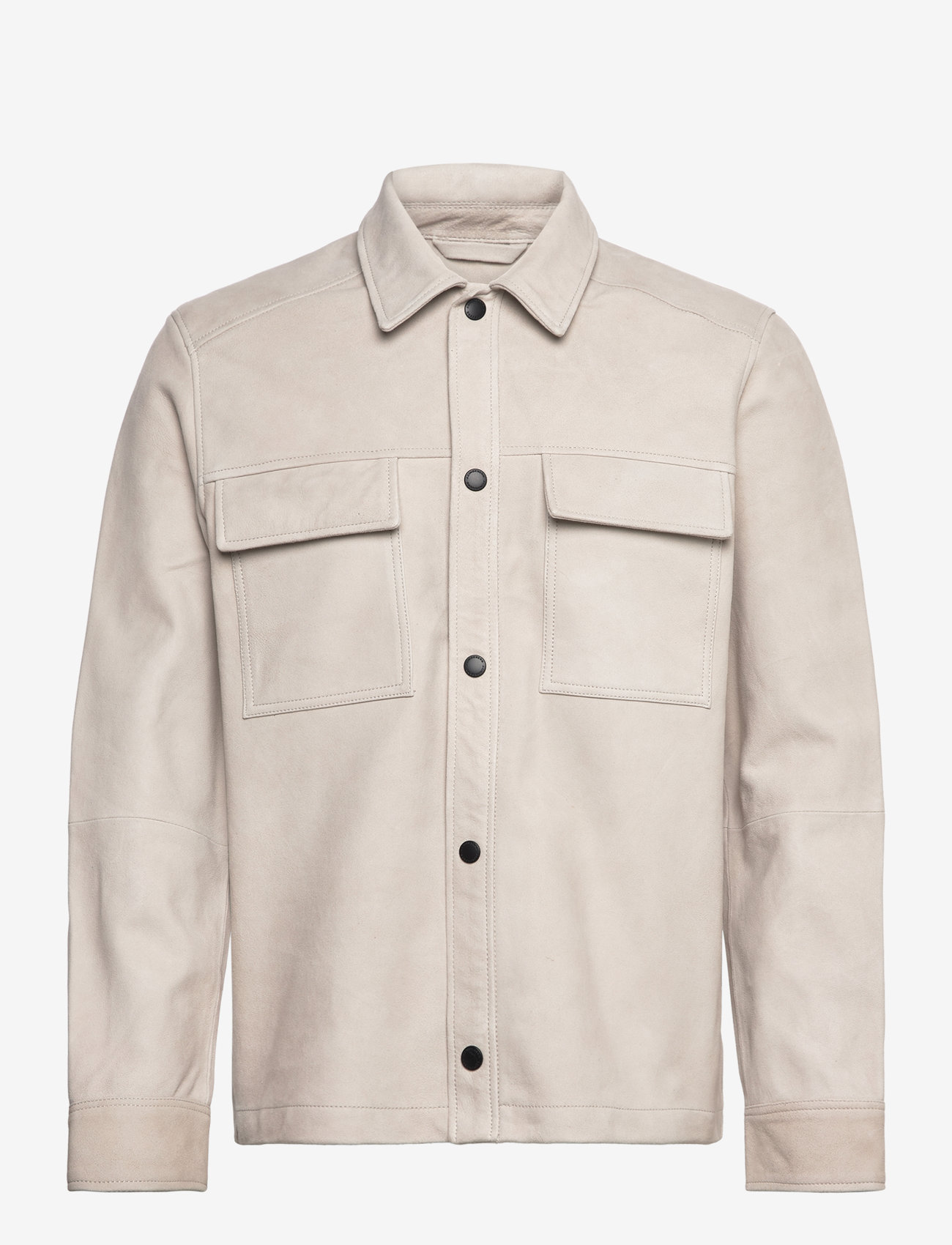 J. Lindeberg - Wilden Suede Overshirt - nach anlass kaufen - moonbeam - 1