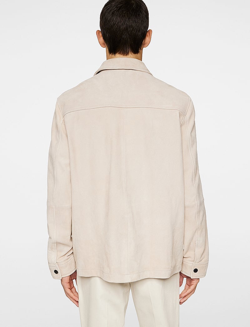J. Lindeberg - Wilden Suede Overshirt - nach anlass kaufen - moonbeam - 3
