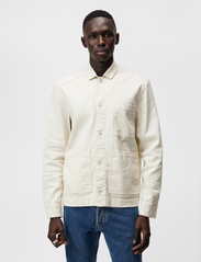 J. Lindeberg - Errol Linen workwear overshirt - men - turtledove - 1