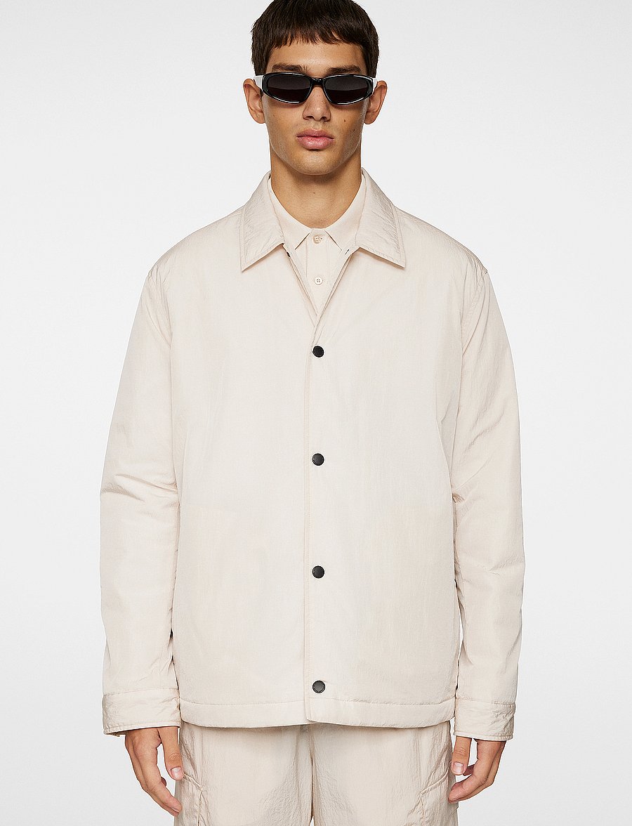 J. Lindeberg - Tibor Tech Overshirt - overshirts - moonbeam - 0