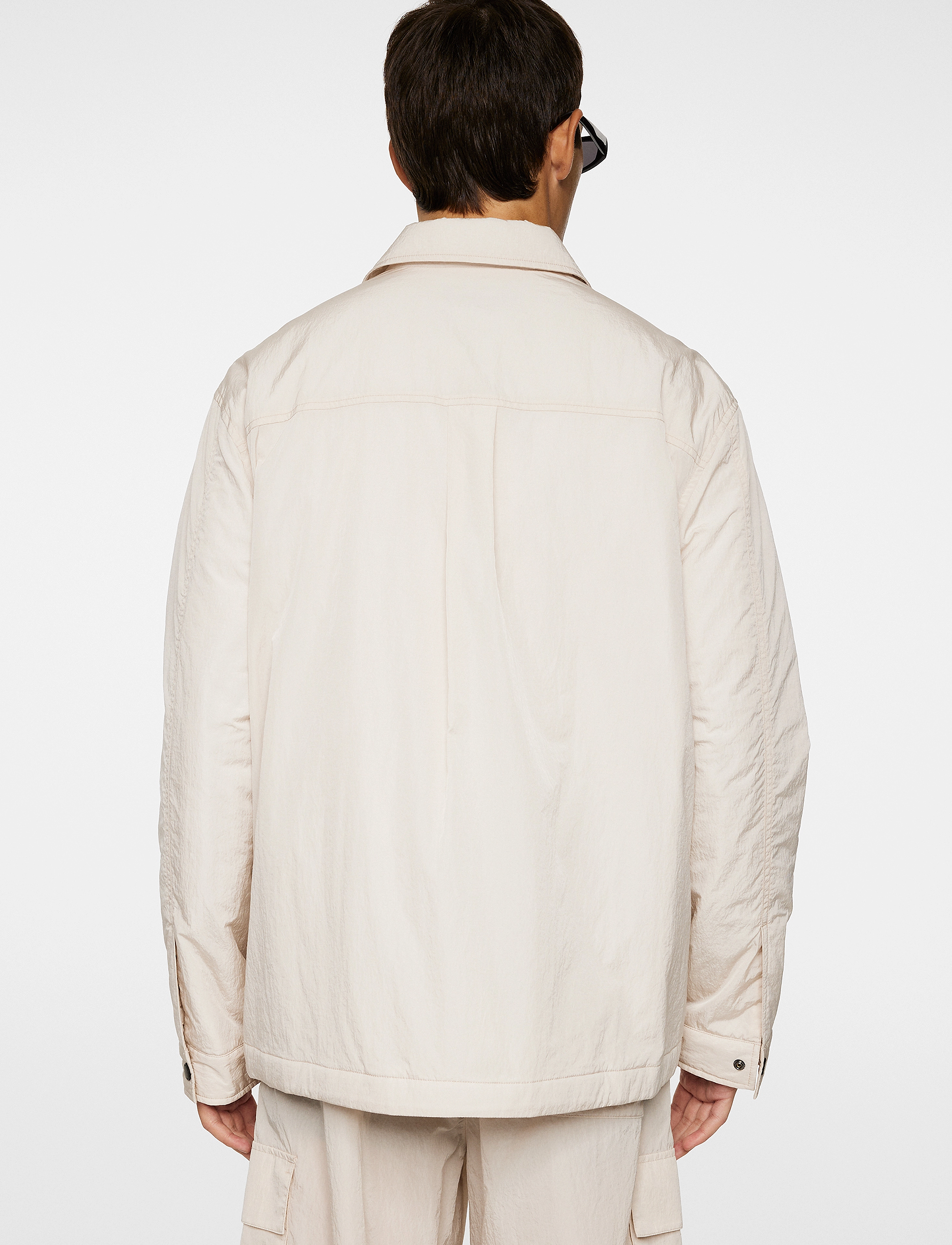 J. Lindeberg - Tibor Tech Overshirt - paitatakit - moonbeam - 3