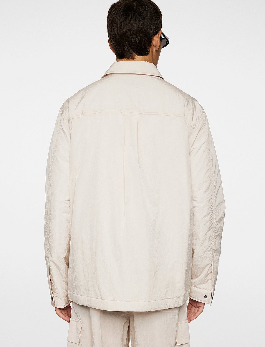 J. Lindeberg - Tibor Tech Overshirt - overshirts - moonbeam - 3
