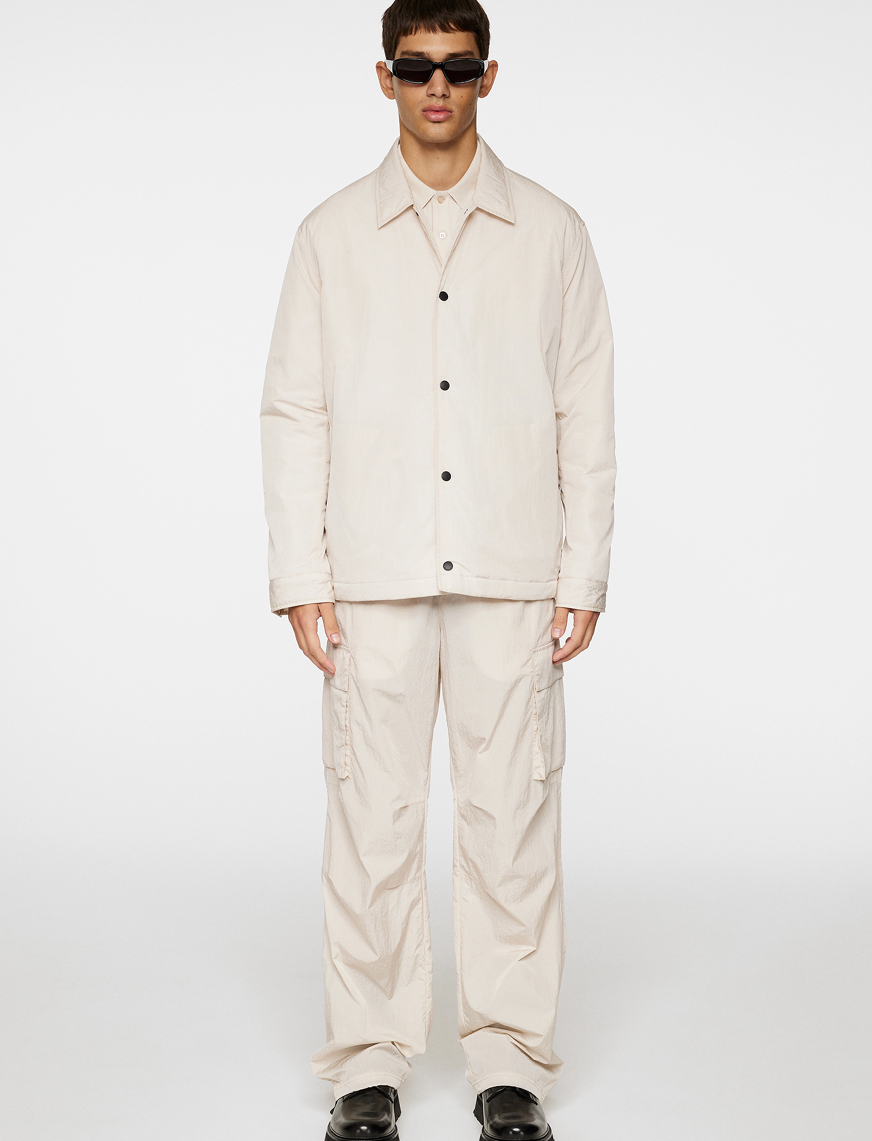 J. Lindeberg - Tibor Tech Overshirt - paitatakit - moonbeam - 4