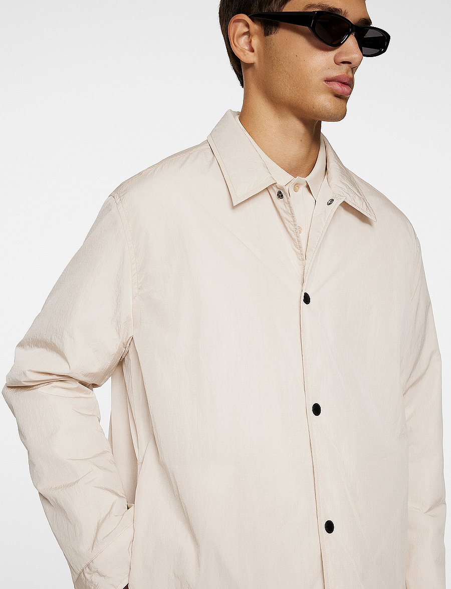 J. Lindeberg - Tibor Tech Overshirt - overshirts - moonbeam - 5