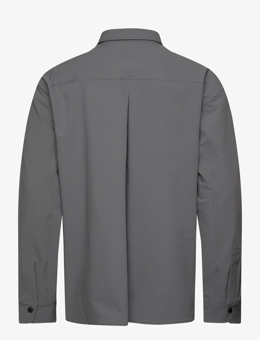 J. Lindeberg - Howard Tech Fleece Overshirt - shop by occasion - lava smoke - 2