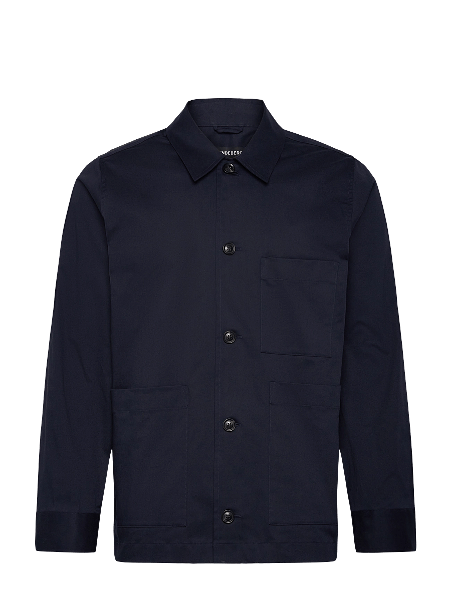 J. Lindeberg - Easton Workwear Overshirt - overshirts - jl navy - 1