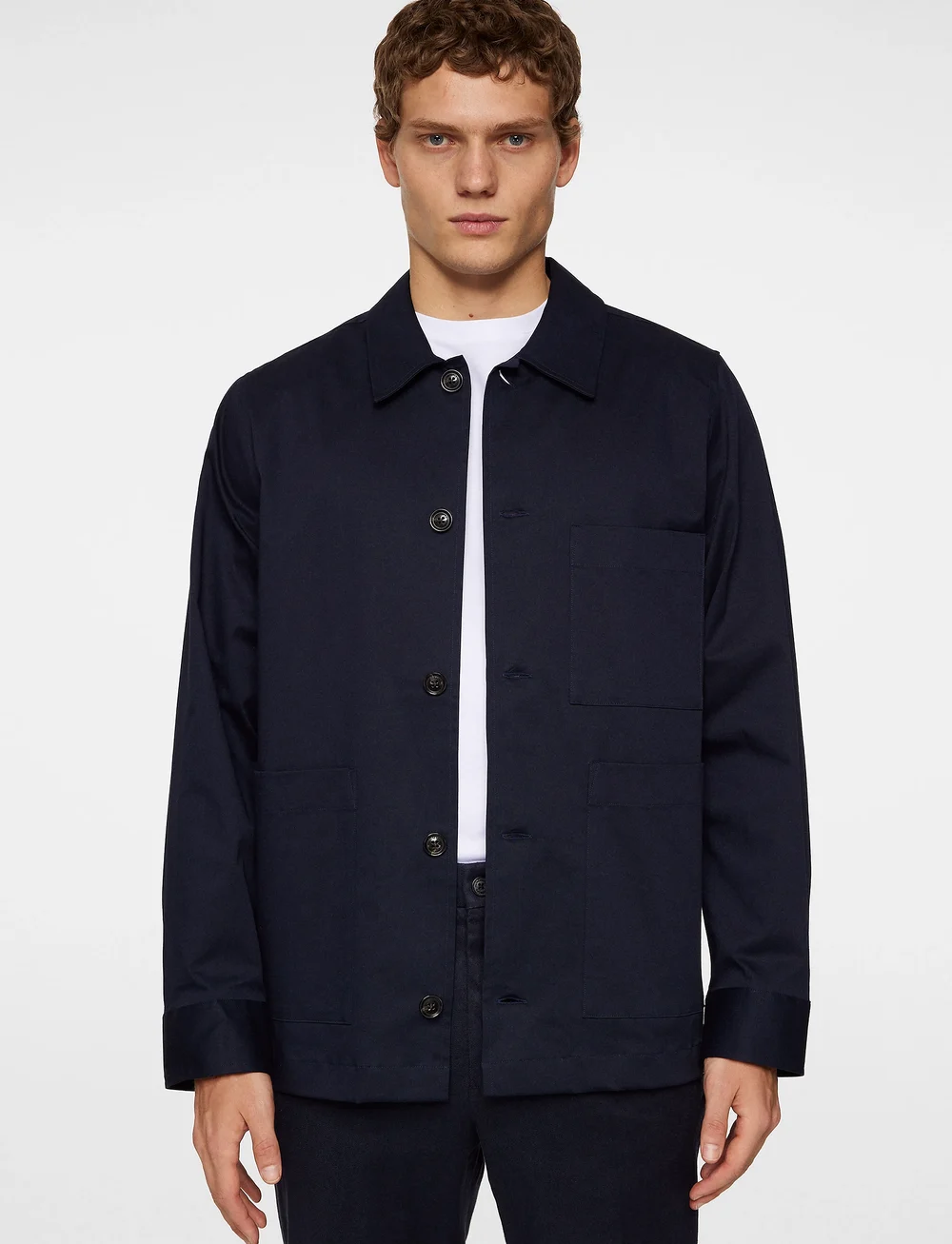 J. Lindeberg - Easton Workwear Overshirt - shop efter anledning - jl navy - 0