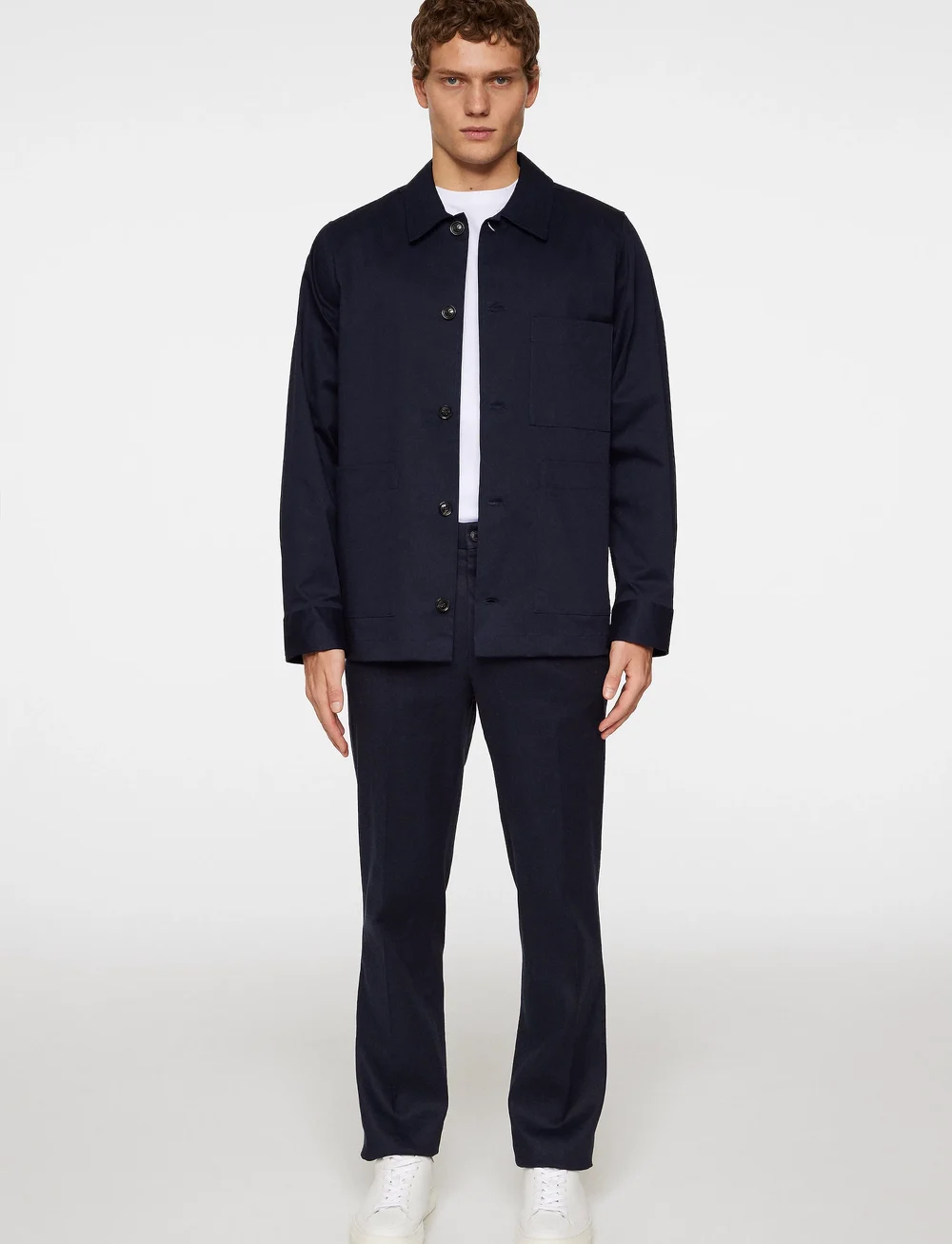 J. Lindeberg - Easton Workwear Overshirt - shop efter anledning - jl navy - 4
