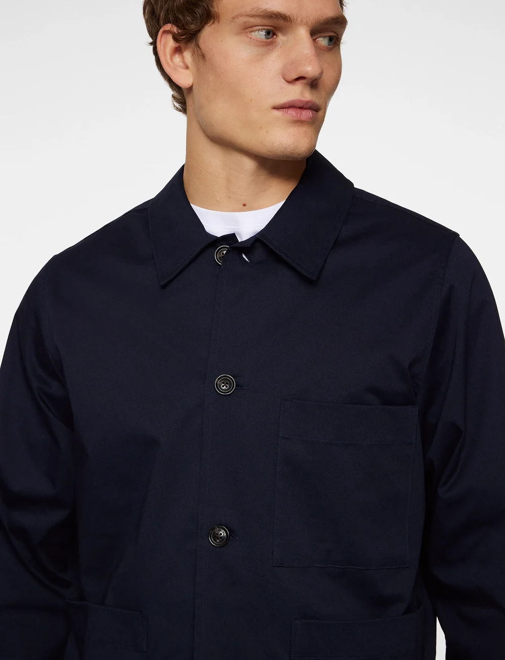 J. Lindeberg - Easton Workwear Overshirt - shop efter anledning - jl navy - 5
