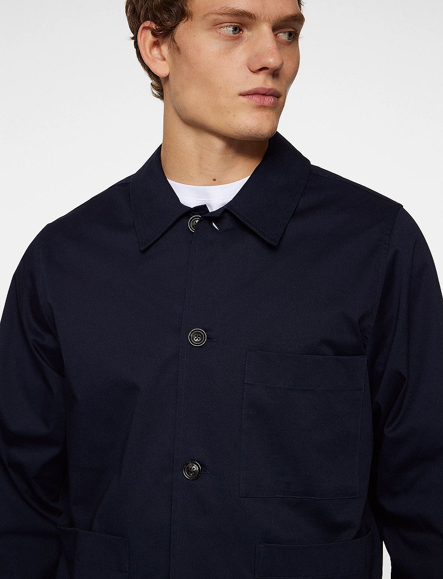 J. Lindeberg - Easton Workwear Overshirt - overshirts - jl navy - 5