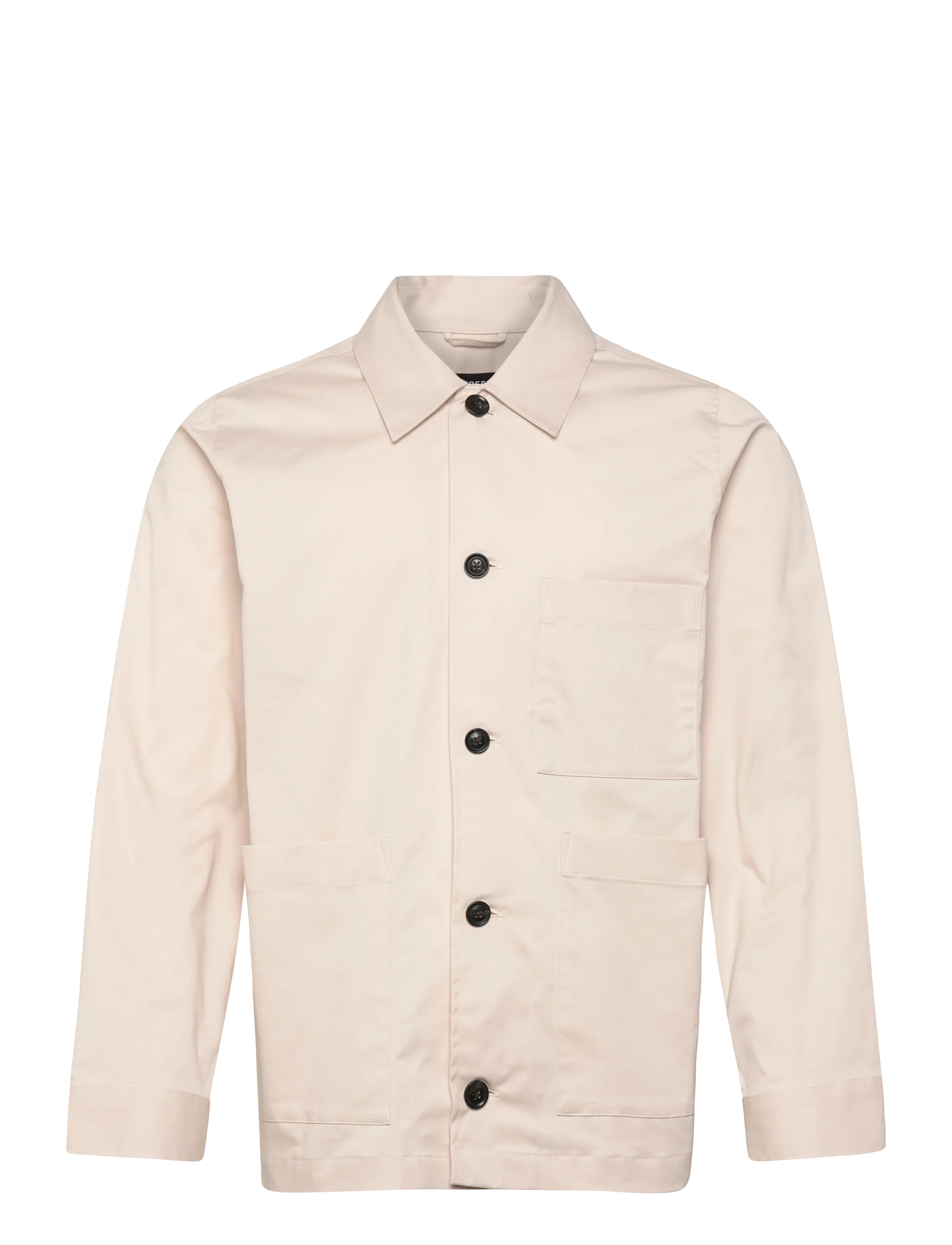 J. Lindeberg Easton Workwear Overshirt - Winter deals - MOONBEAM / cream