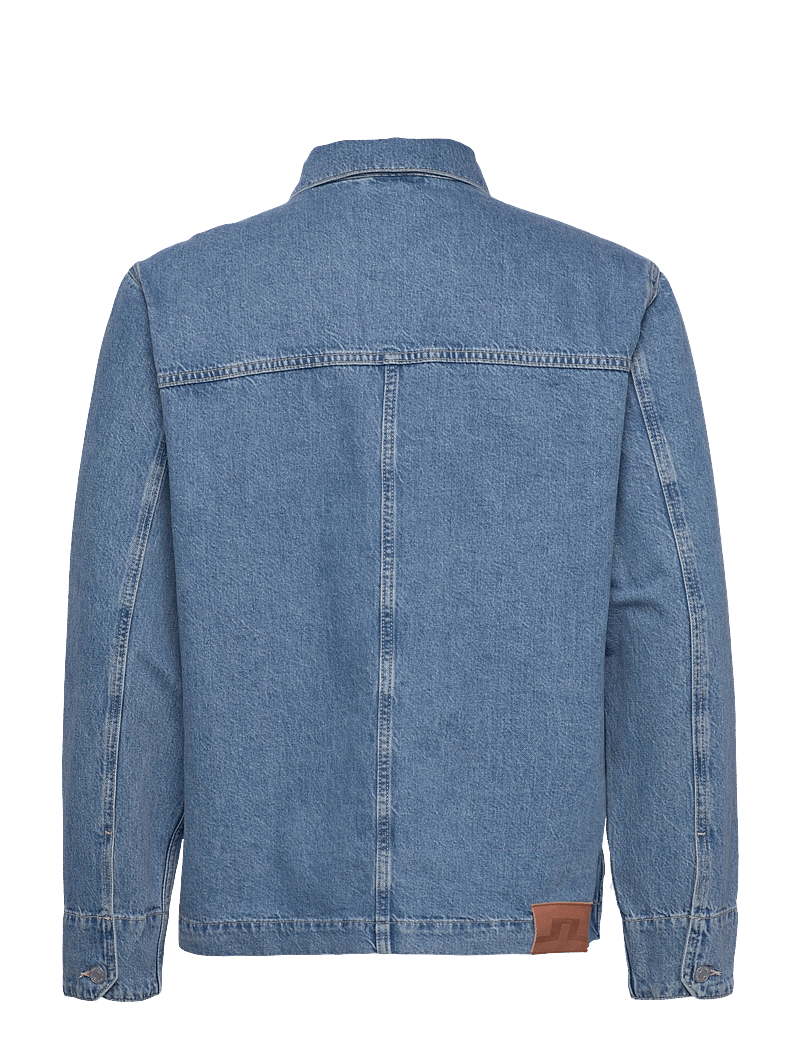 J. Lindeberg - Hunt Washed Denim Overshirt - overshirts - light blue - 2