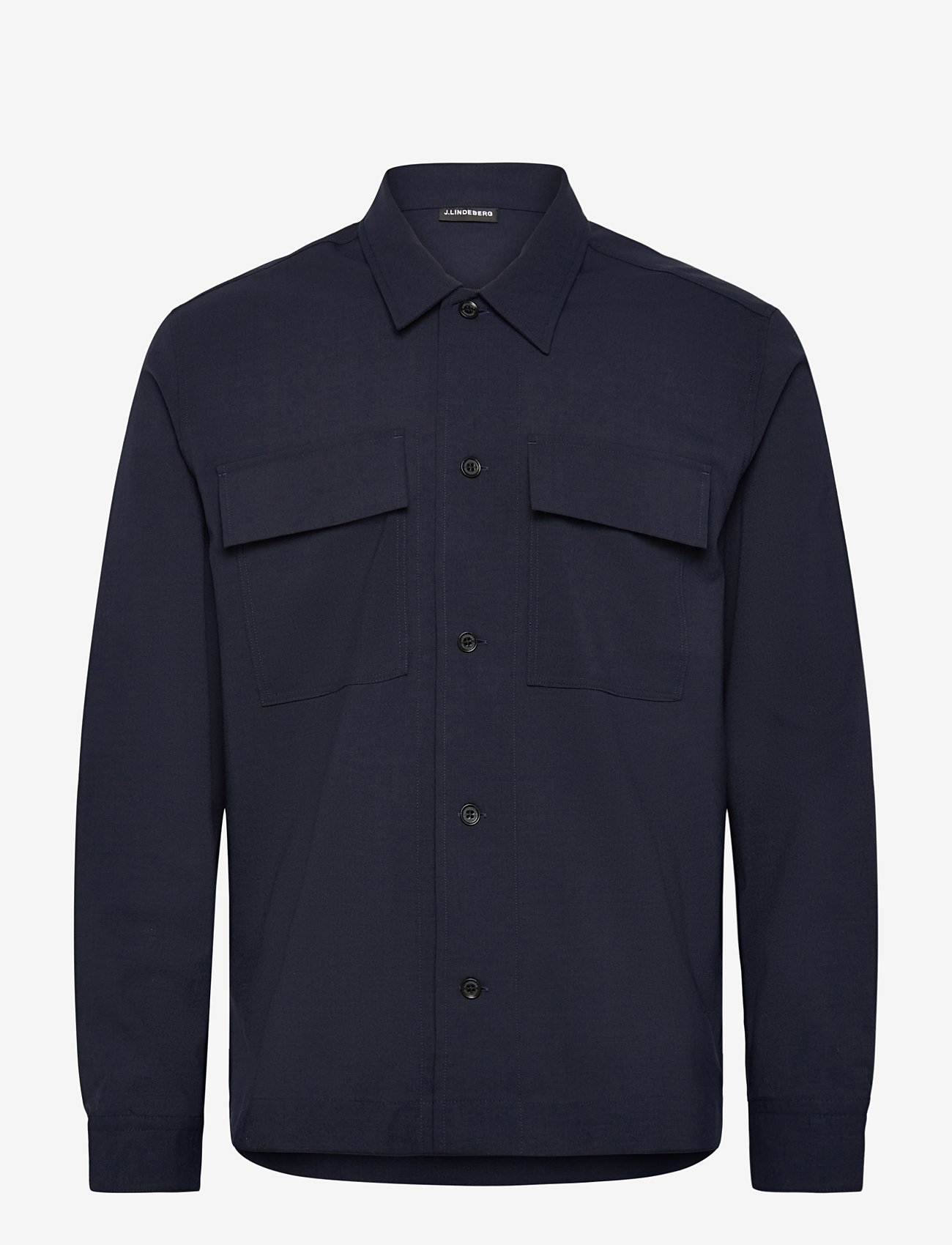 J. Lindeberg - Reid Drape Overshirt - jl navy - 1