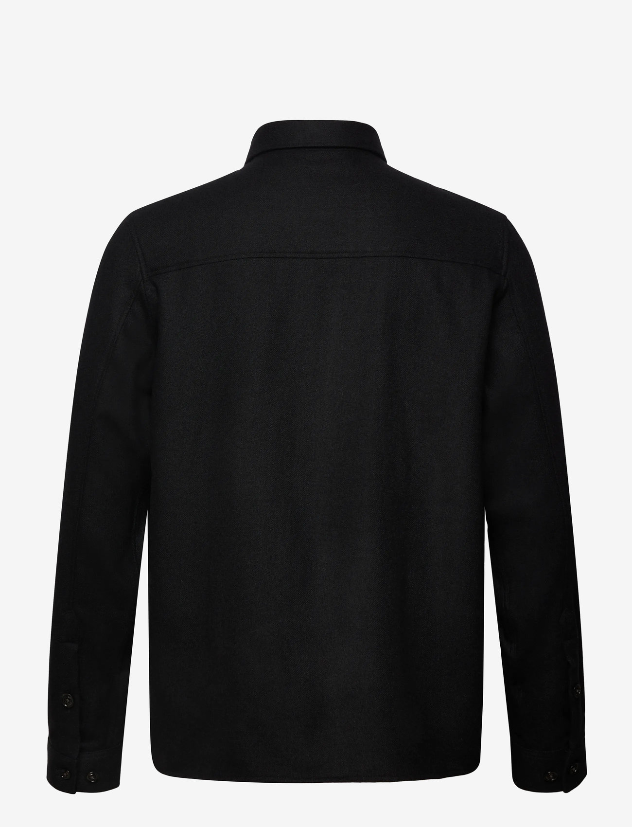 J. Lindeberg - Flat Wool Overshirt - osta olukorra järgi - black - 2