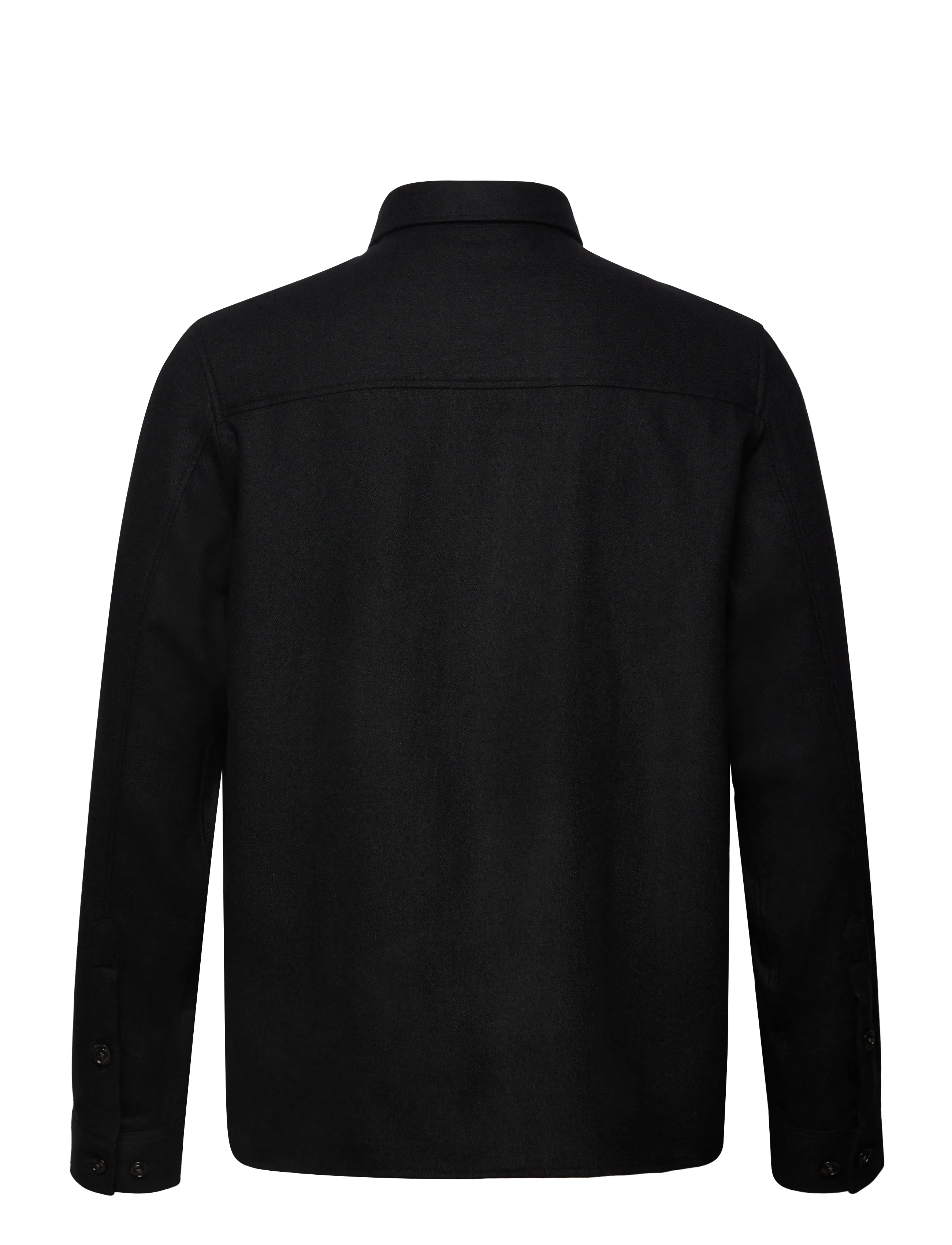 J. Lindeberg - Flat Wool Overshirt - overshirts - black - 2