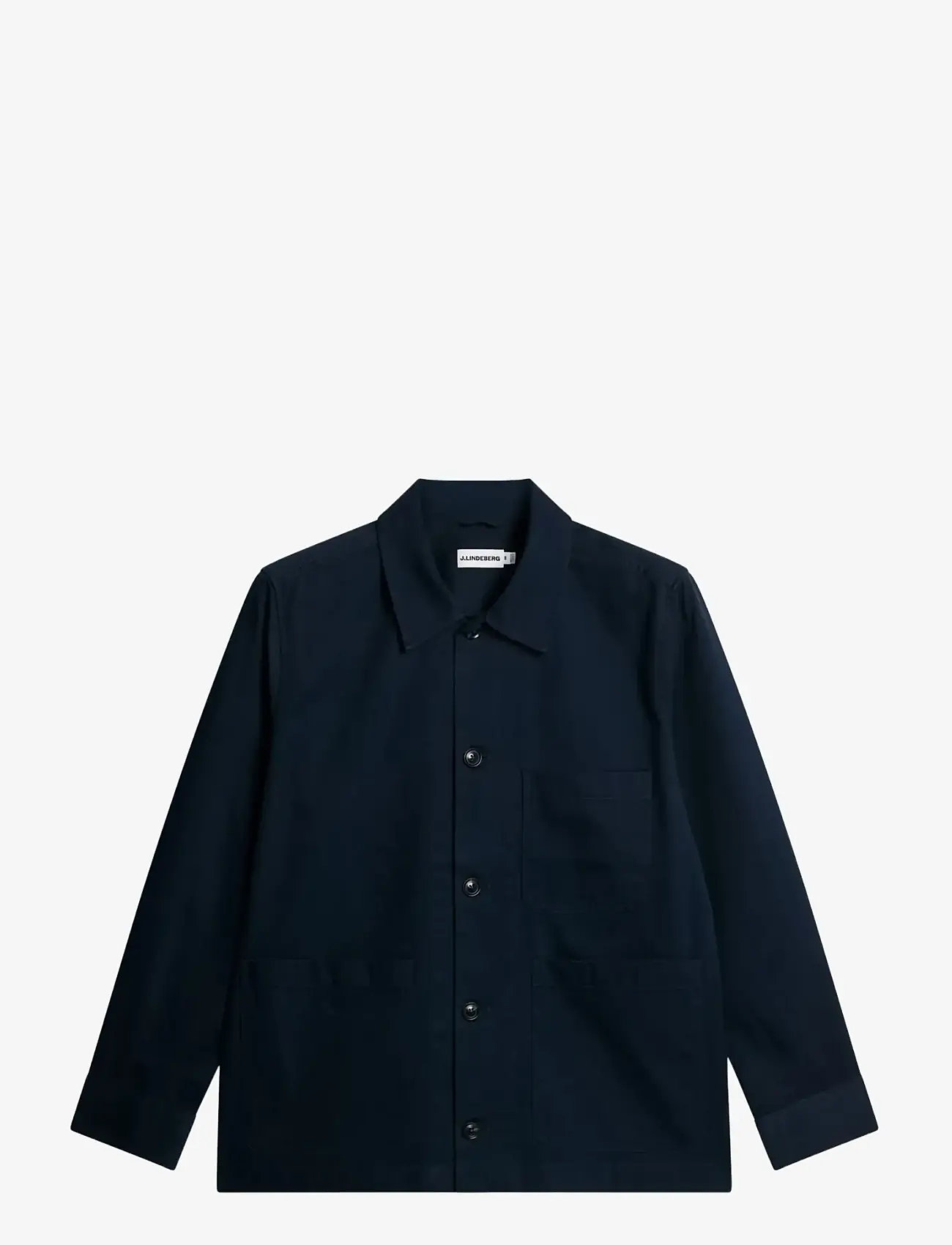 J. Lindeberg - Easton Cotton Overshirt - jl navy - 0