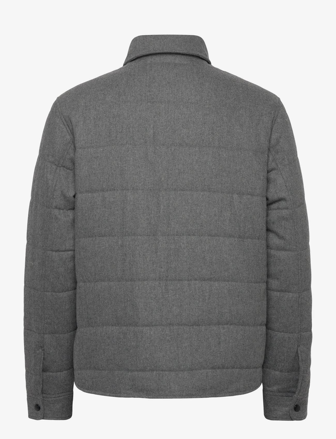 J. Lindeberg - Nelson Padded quilt overshirt - fodrade jackor - dark grey melange - 2