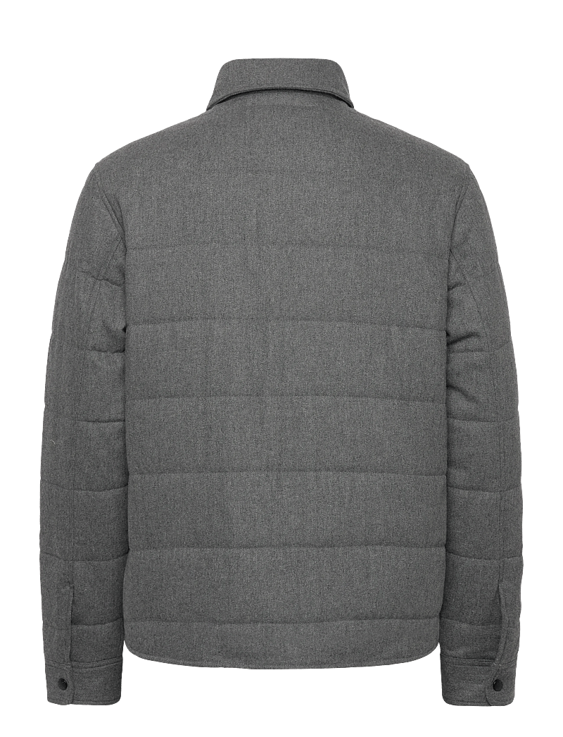 J. Lindeberg - Nelson Padded quilt overshirt - fodrade jackor - dark grey melange - 2