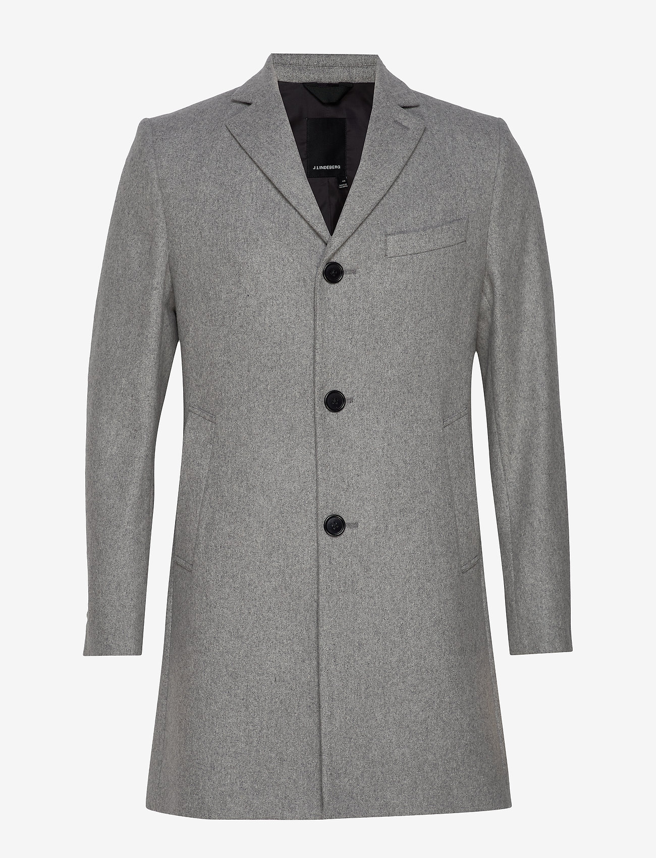 J. Lindeberg - WOLGER-Compact Melton - light grey melange - 0
