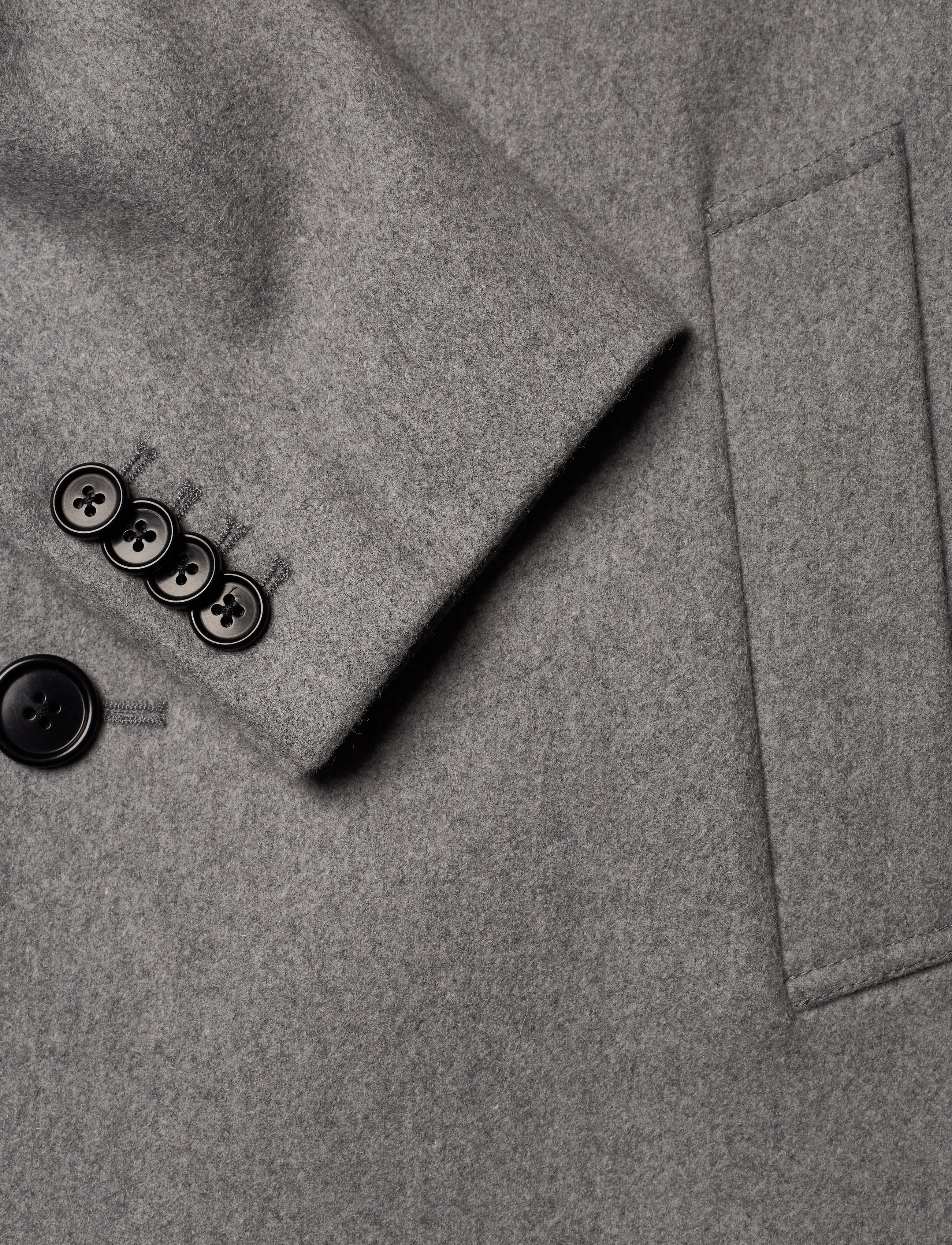 J. Lindeberg - WOLGER-Compact Melton - light grey melange - 3