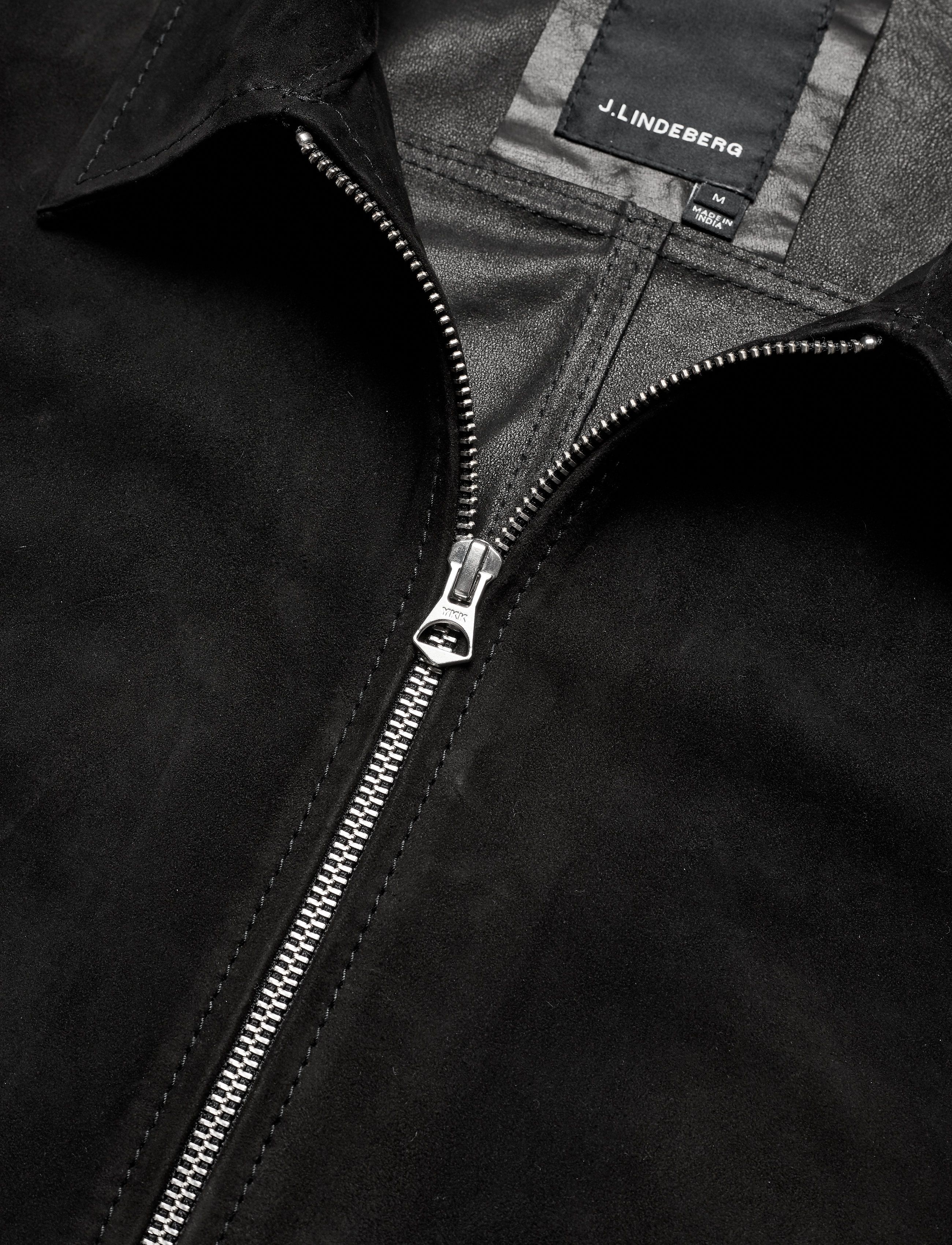 J. Lindeberg - Jonah Zip-Flat Suede - black - 2