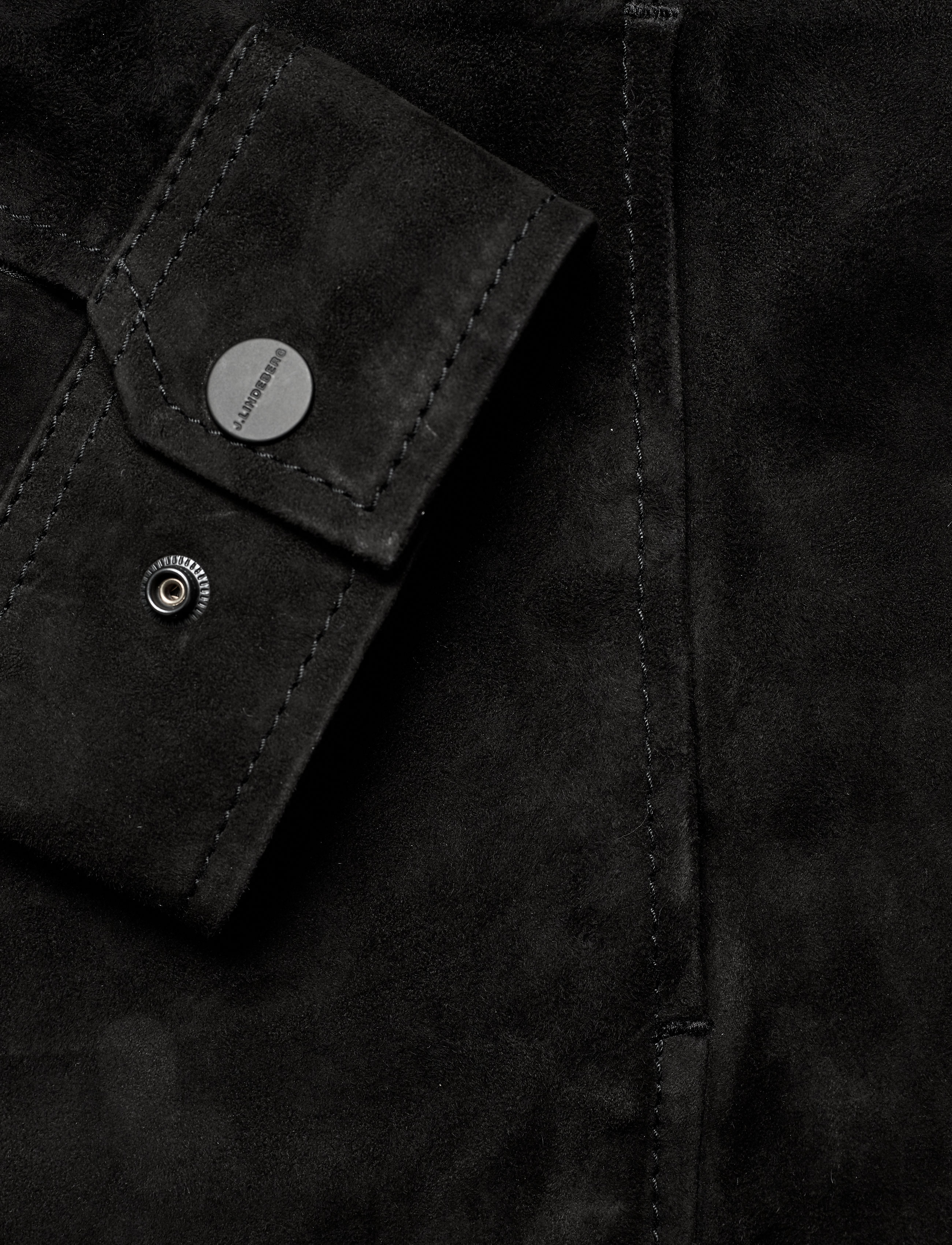J. Lindeberg - Jonah Zip-Flat Suede - black - 3