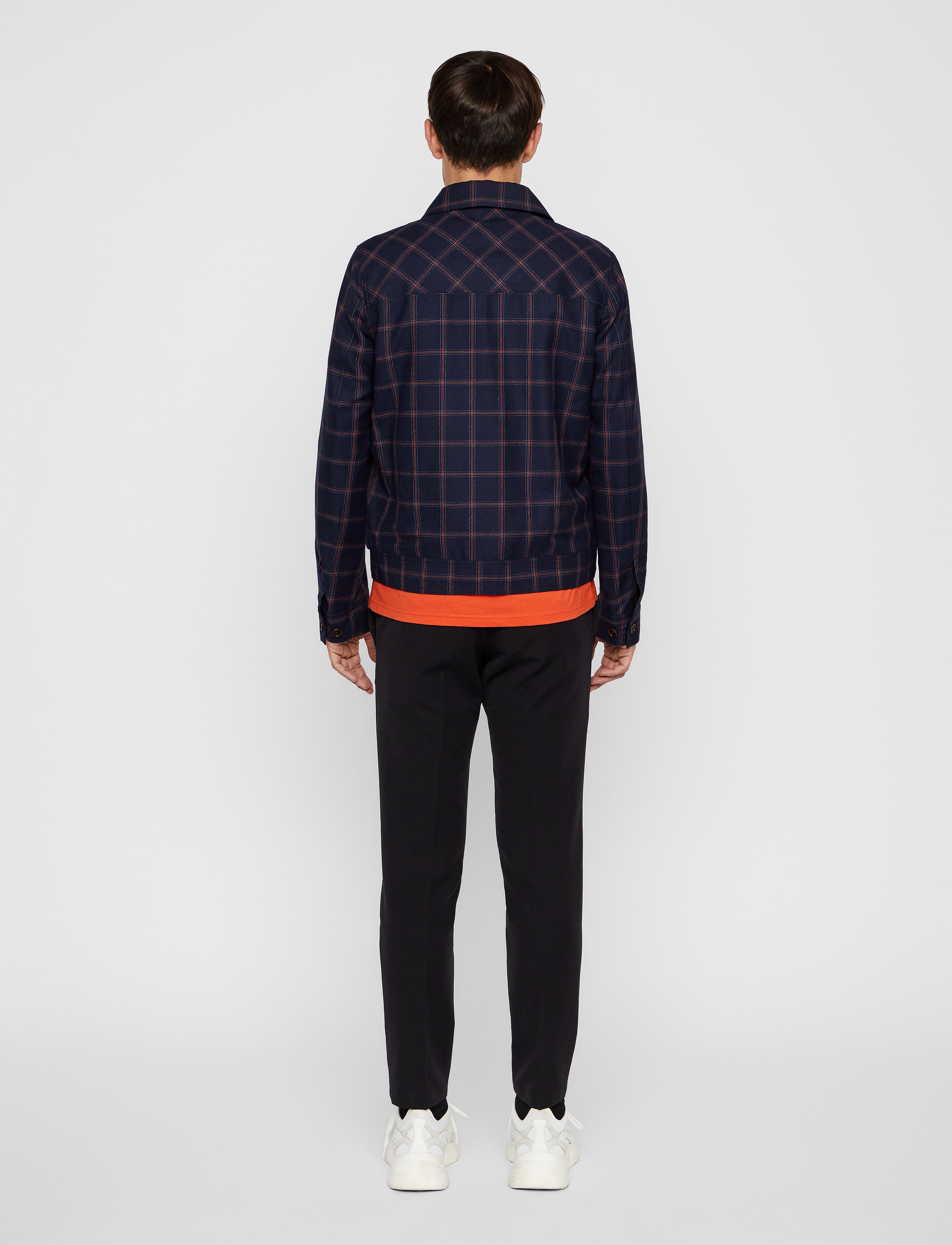 J. Lindeberg - Allan-Mods Check - mid blue - 3