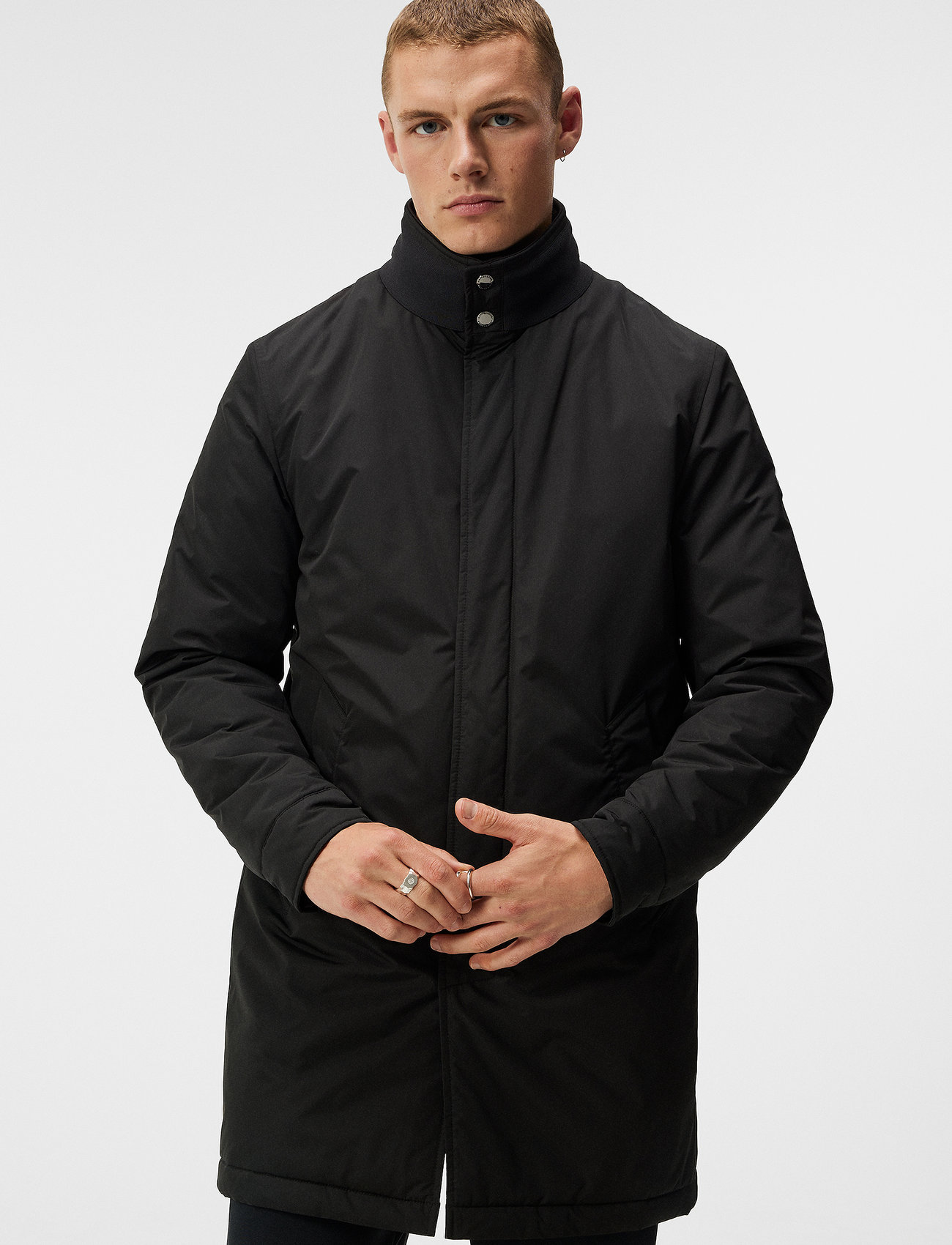J. Lindeberg - Hollis Padded Coat - winter jackets - black - 1