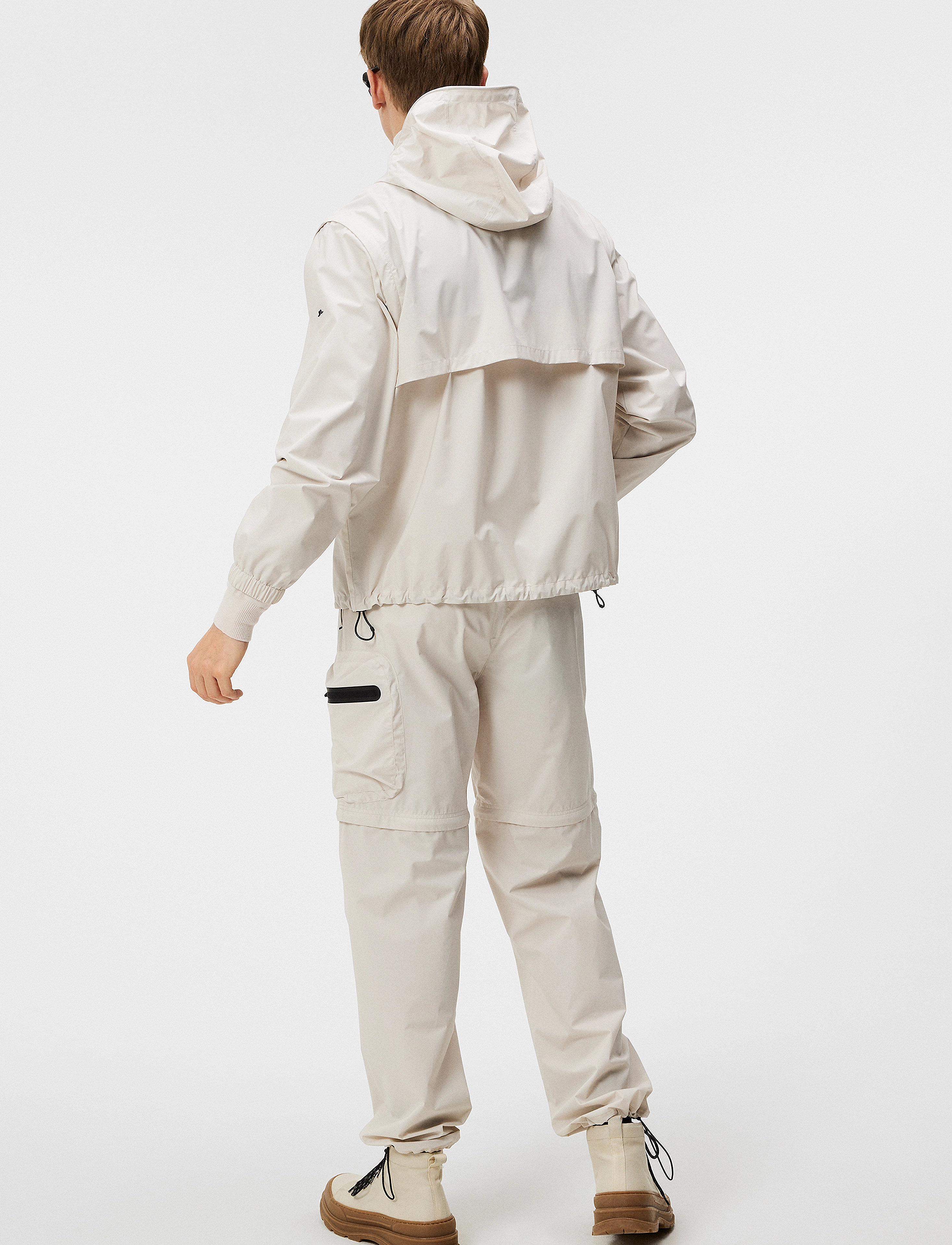 J. Lindeberg - Allen Convertible 3L Jacket - kevadjoped - moonbeam - 3